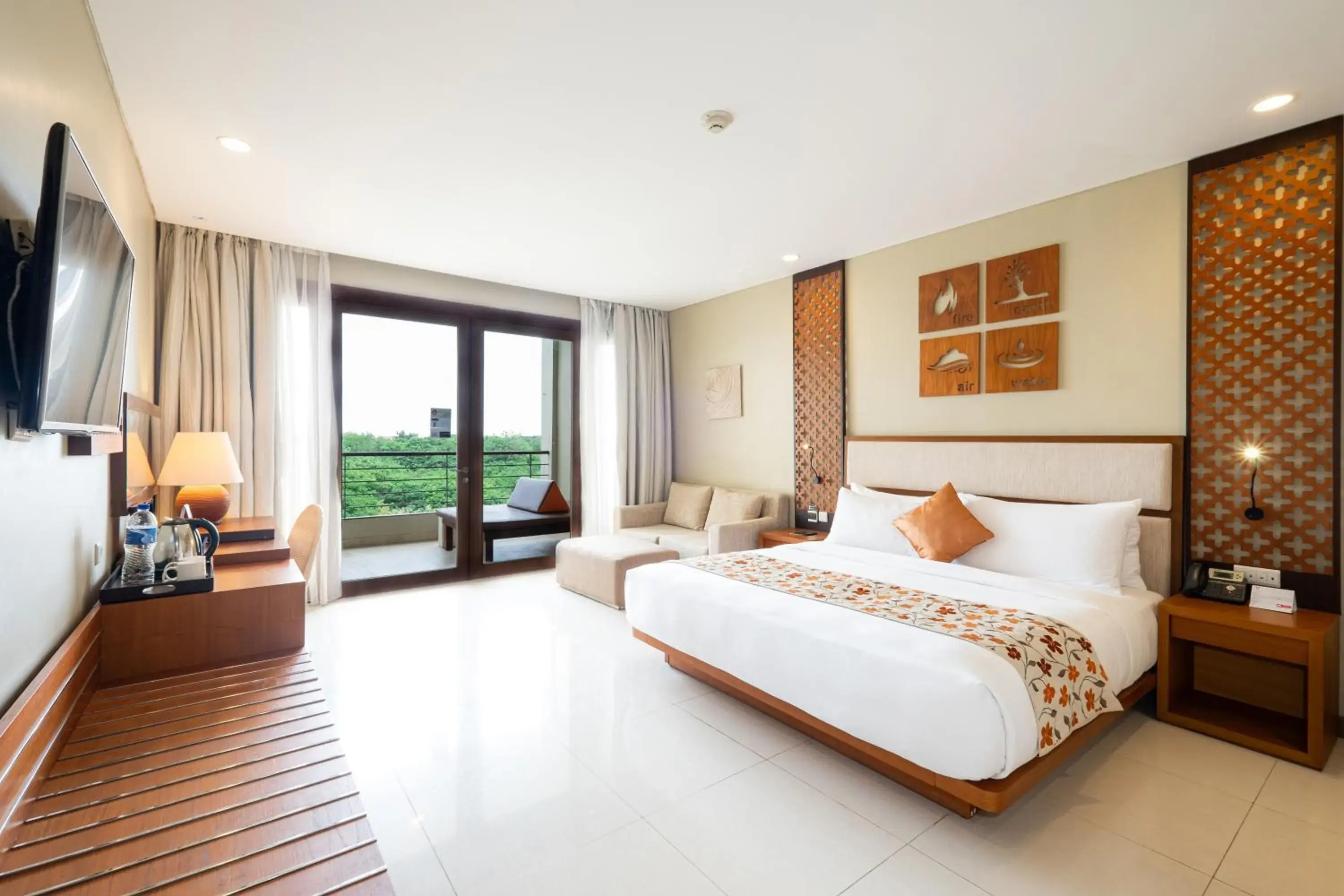 Bed in VOUK Hotel and Suites Nusa Dua Bali Bed in VOUK Hotel and Suites Nusa Dua Bali