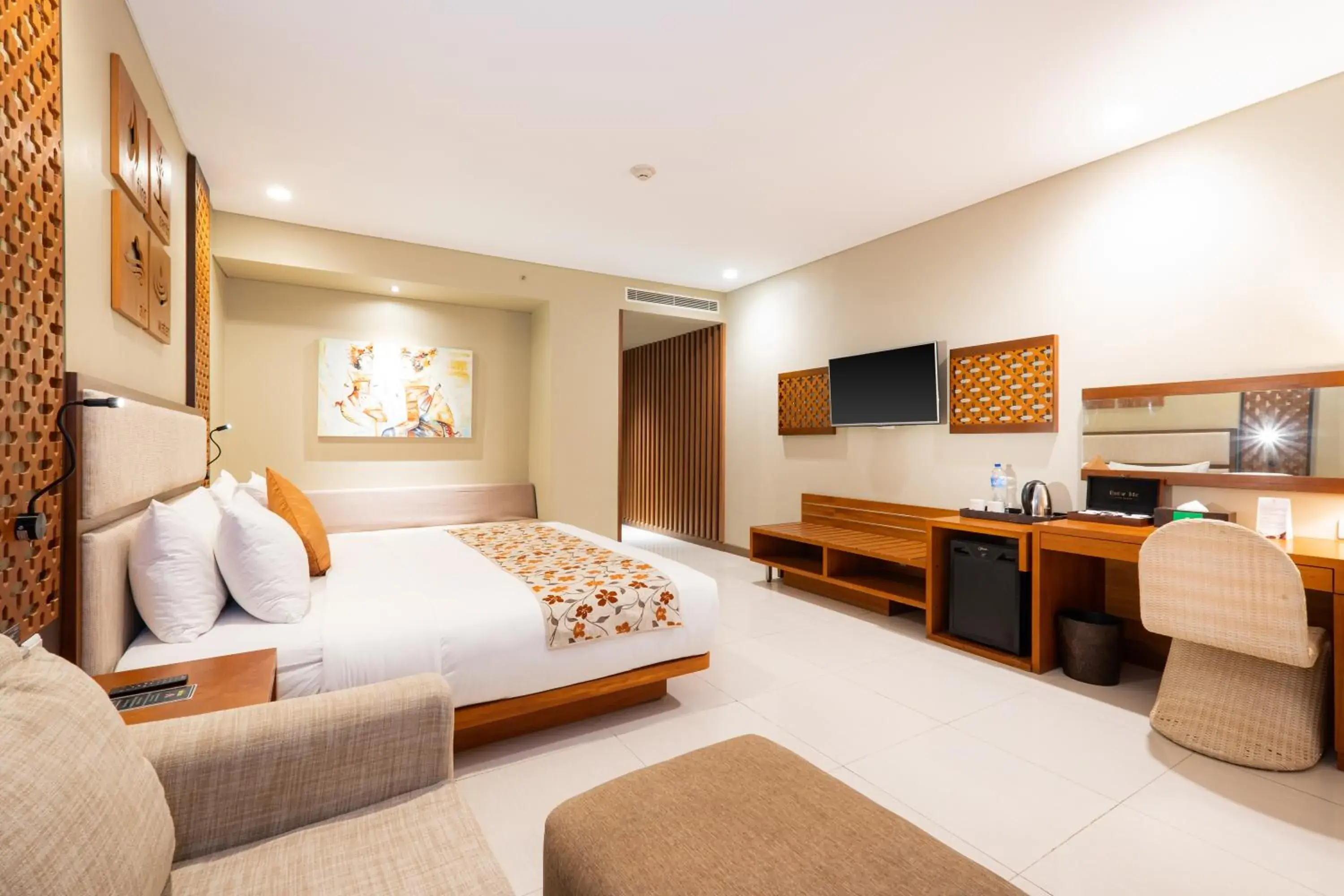 Bed in VOUK Hotel and Suites Nusa Dua Bali Bed in VOUK Hotel and Suites Nusa Dua Bali