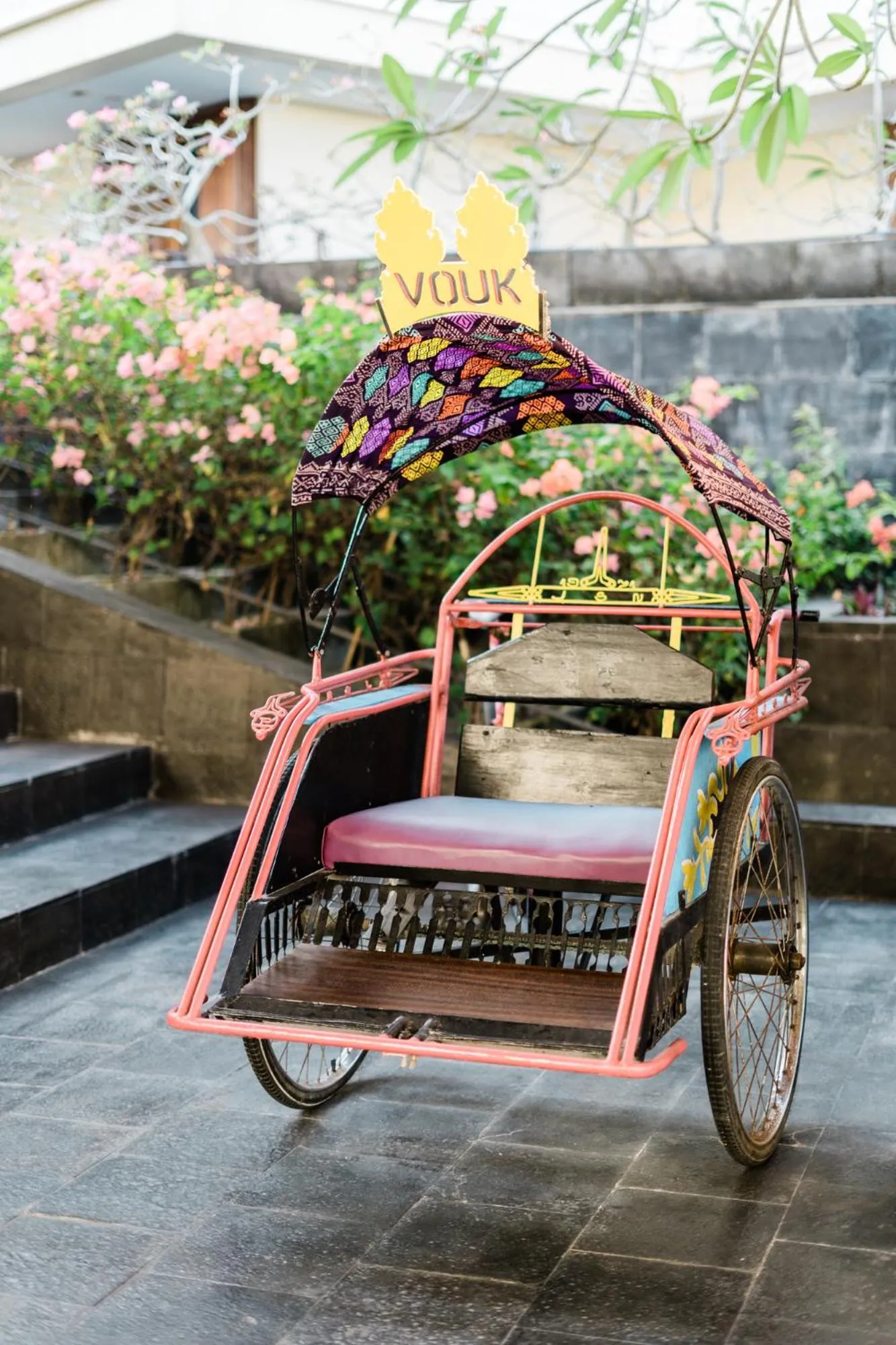 Decorative detail in VOUK Hotel and Suites Nusa Dua Bali