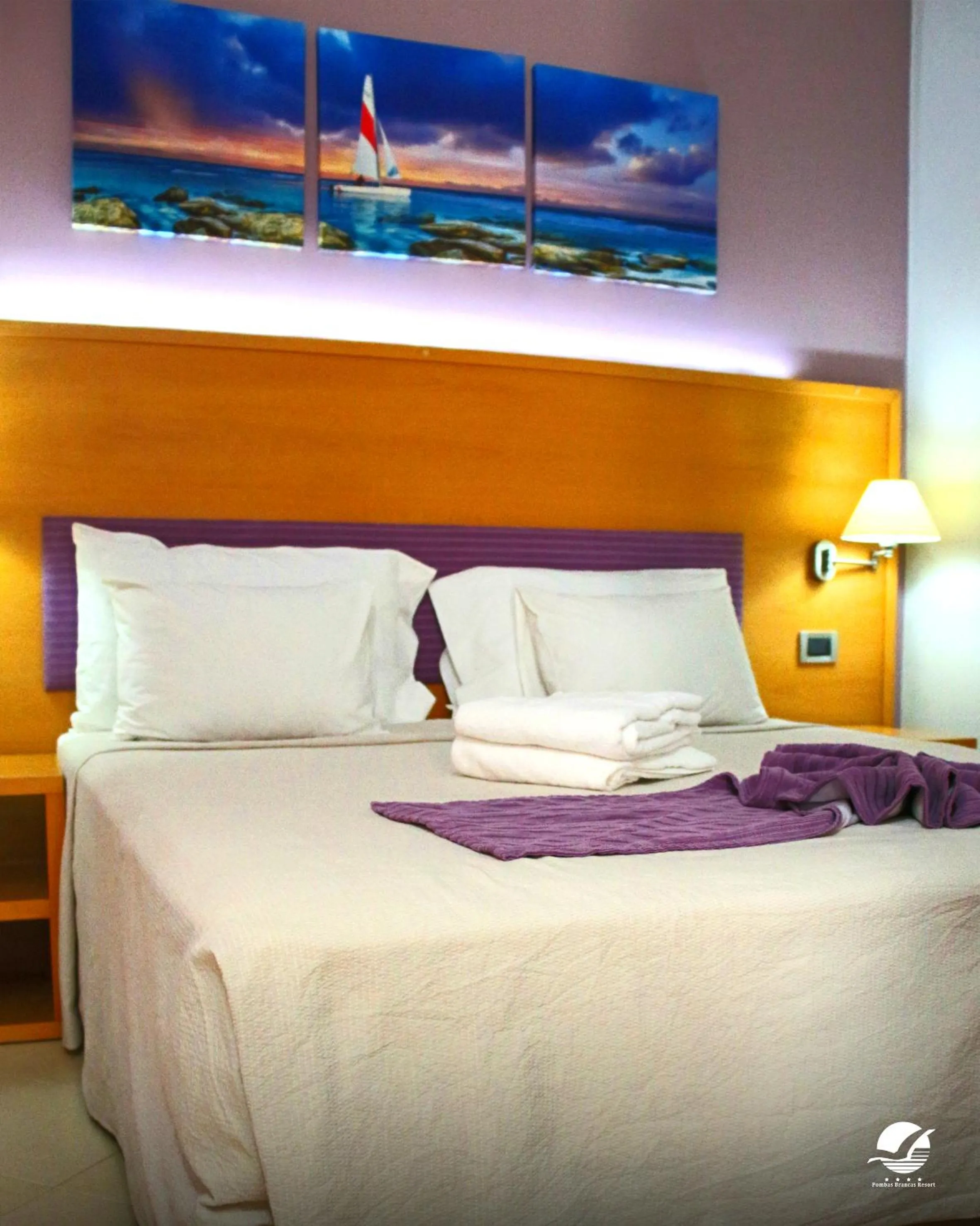 Decorative detail, Bed in Pombas Brancas Resort