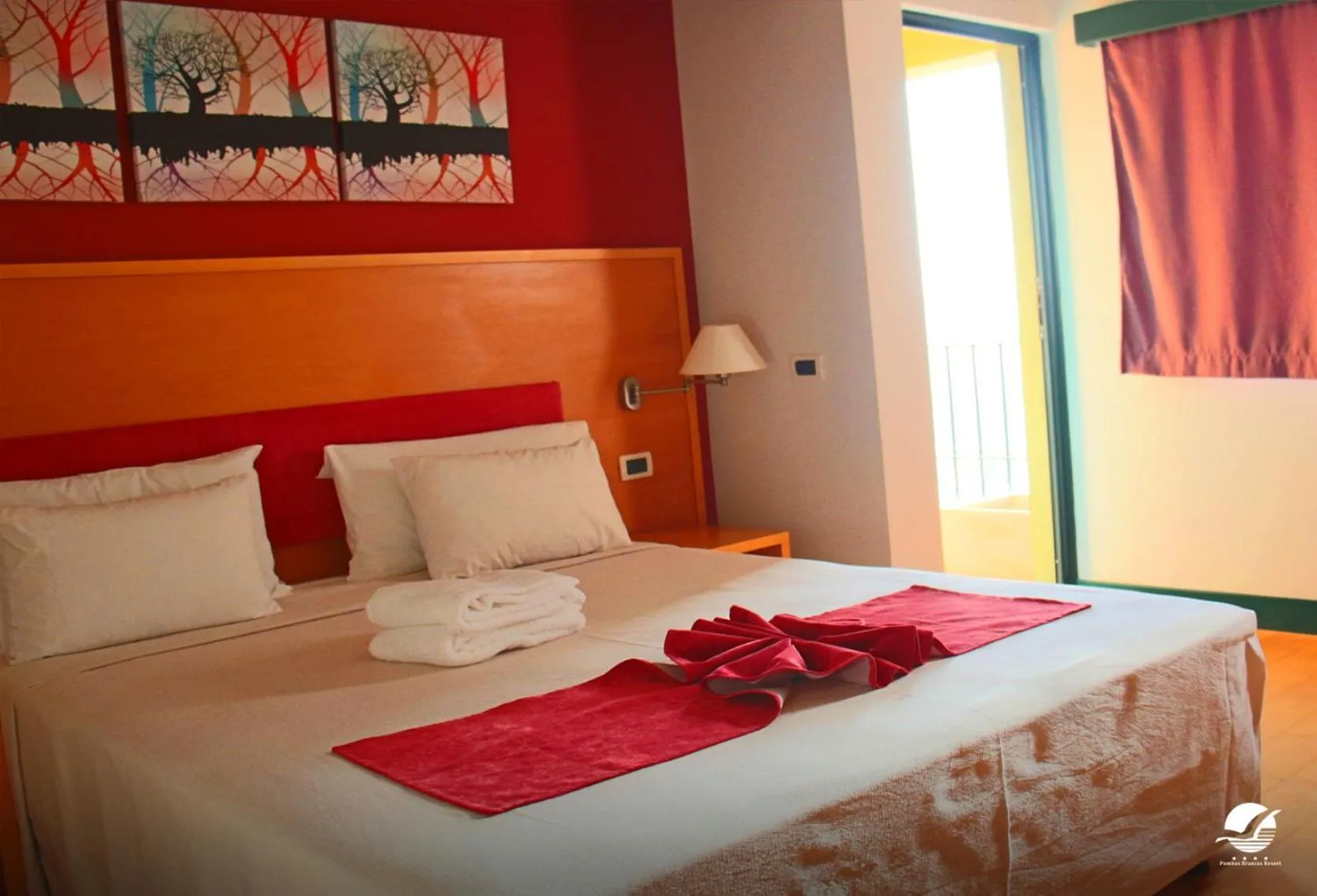 View (from property/room), Bed in Pombas Brancas Resort