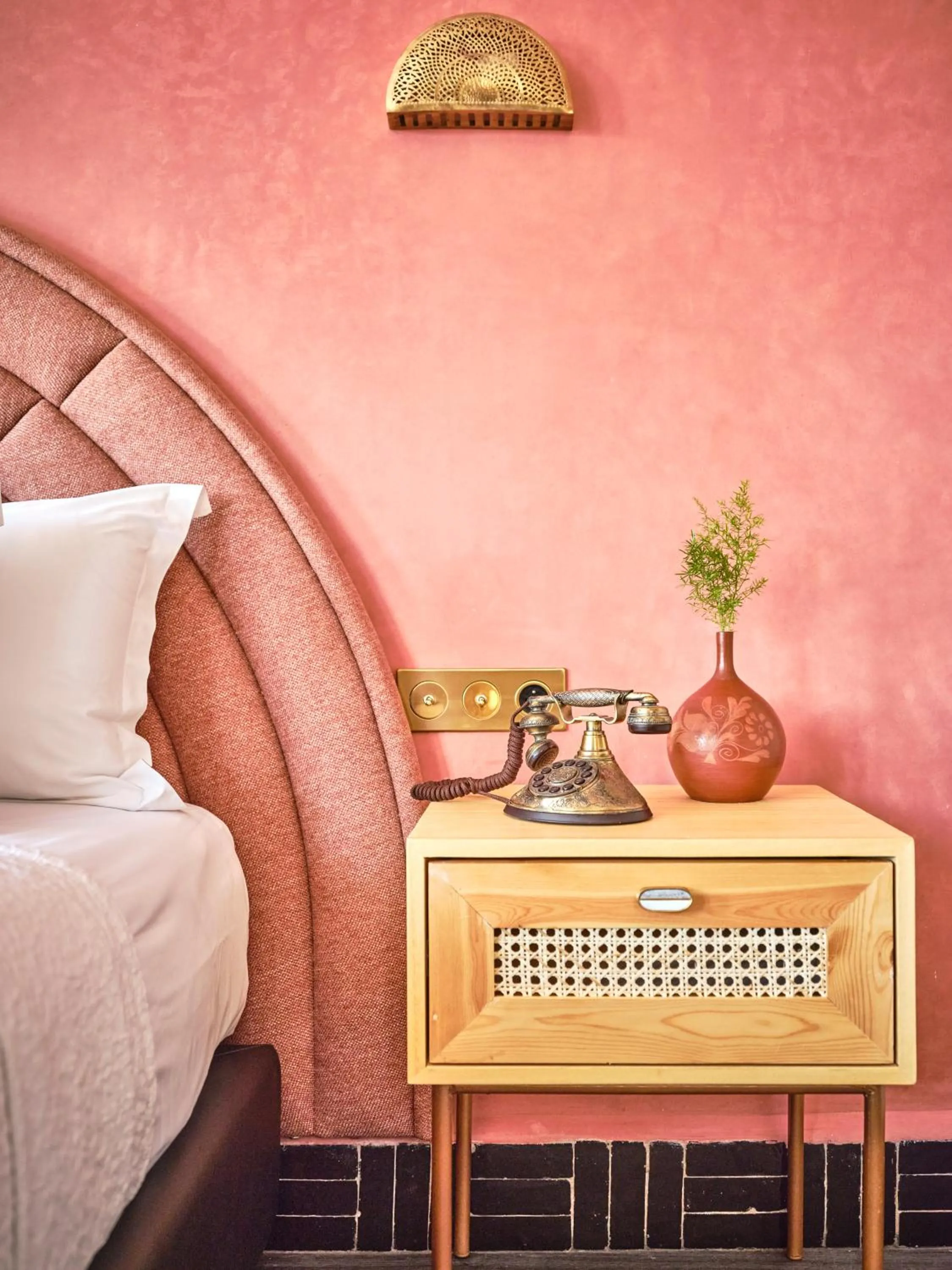 Decorative detail, Bed in Dar Jasmine