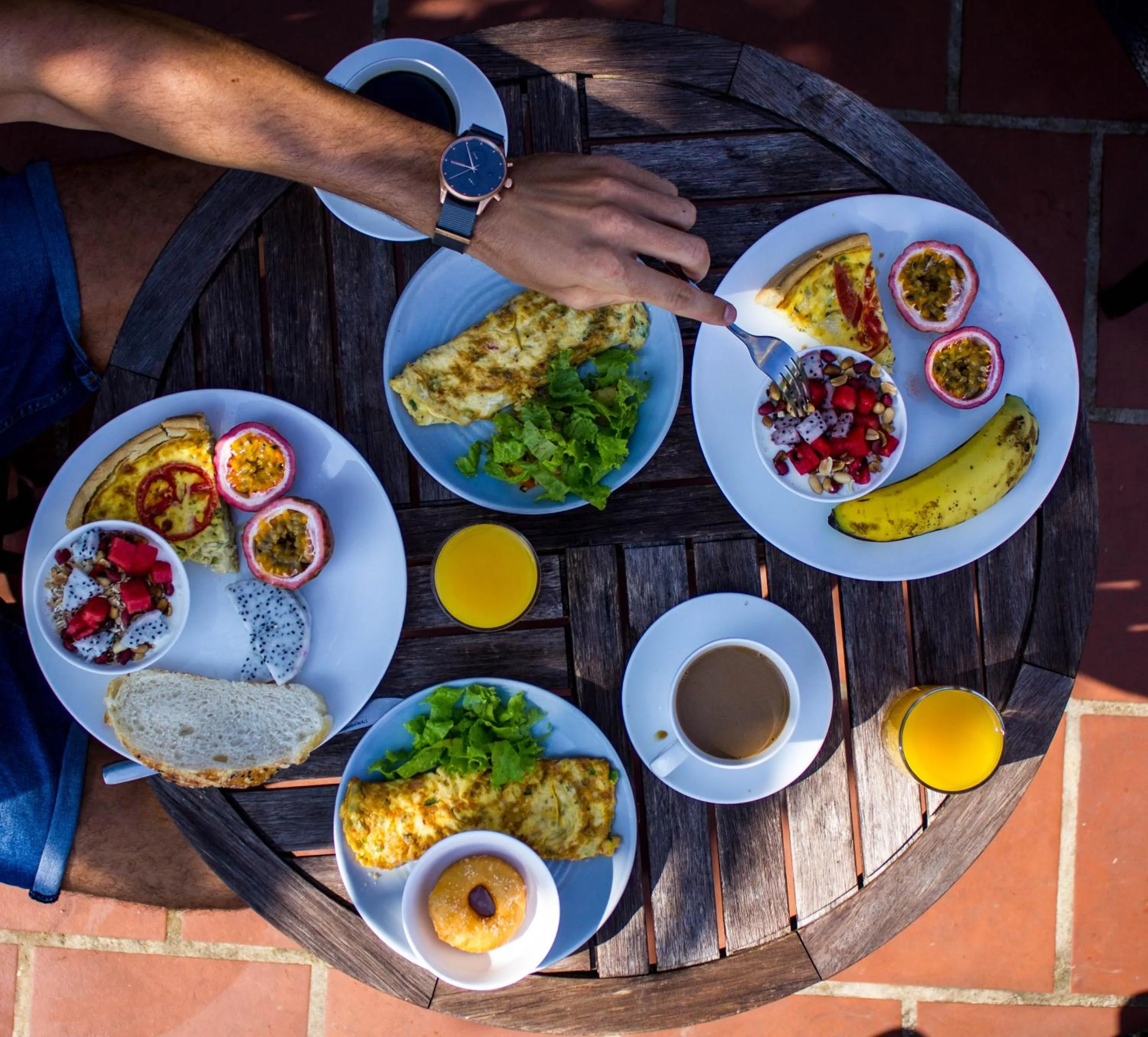 Breakfast in Topas Ecolodge