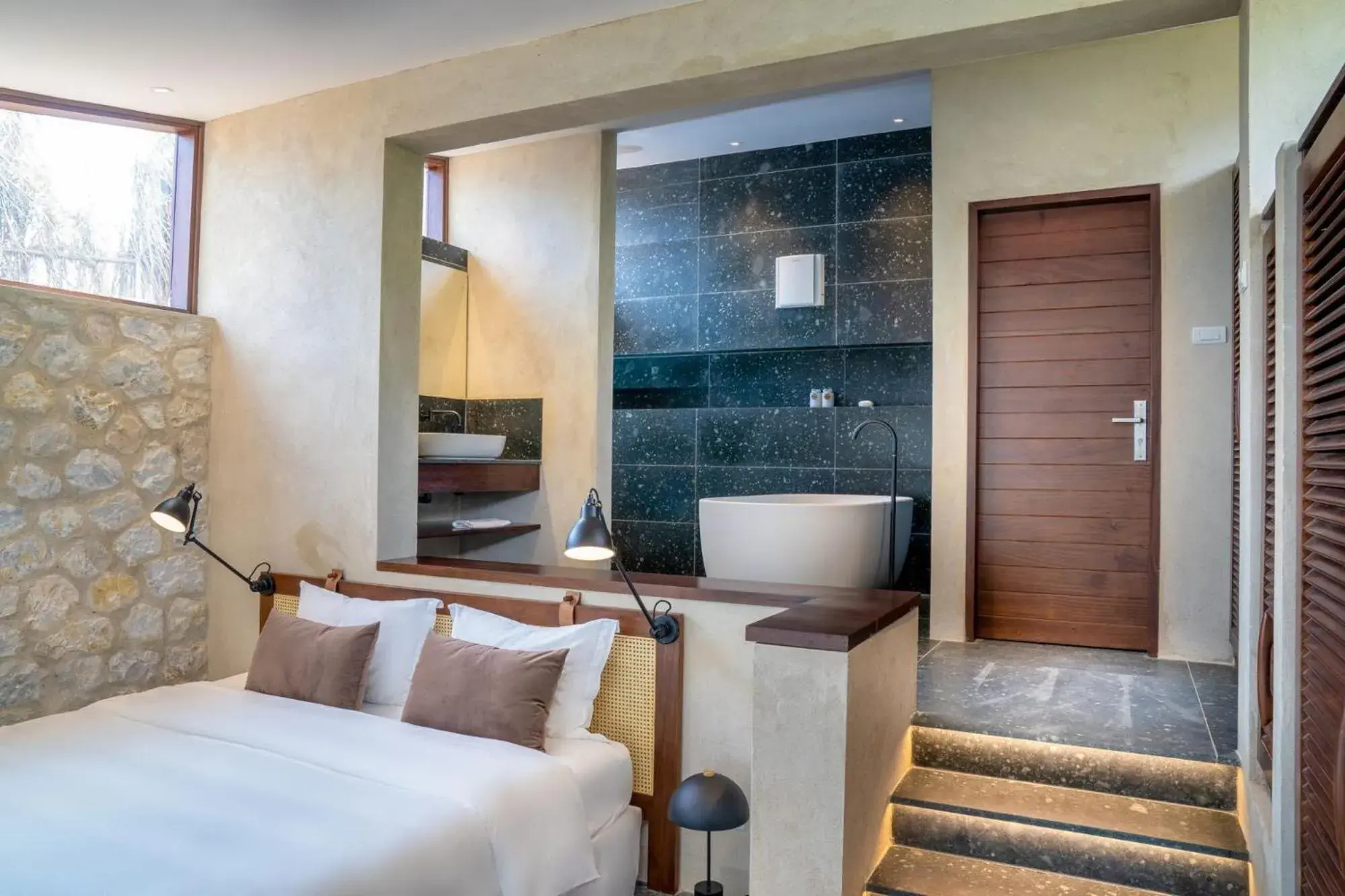 Bathroom, Bed in Topas Ecolodge Bathroom, Bed in Topas Ecolodge