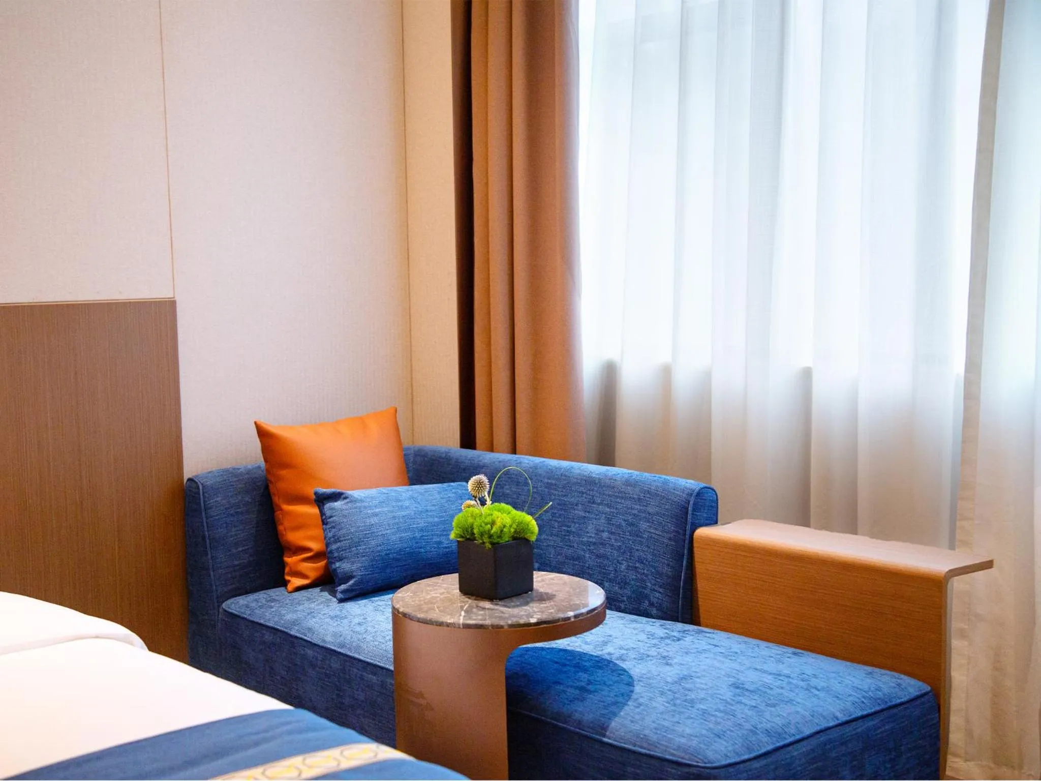 Bed in Guangdong Yingbin Hotel