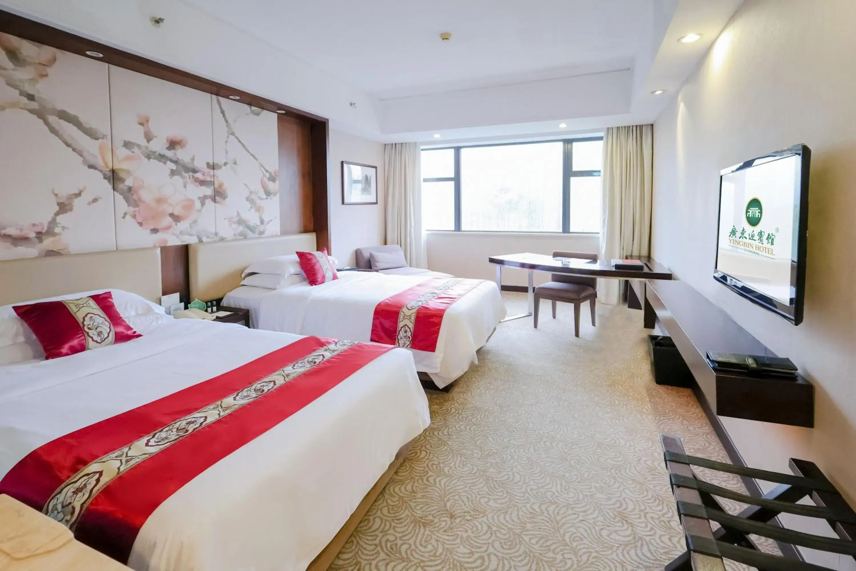 Bed in Guangdong Yingbin Hotel Bed in Guangdong Yingbin Hotel