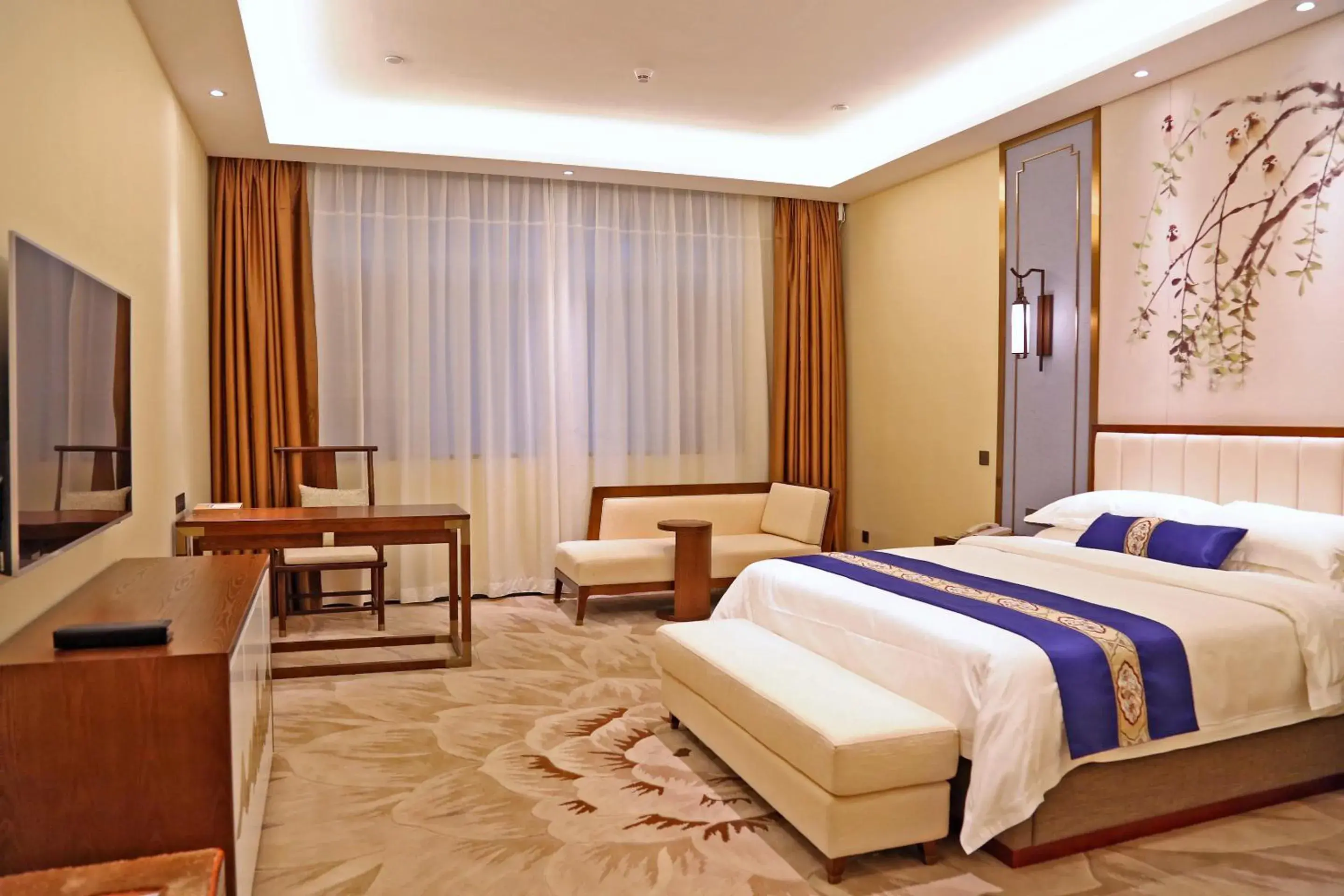 Bed in Guangdong Yingbin Hotel Bed in Guangdong Yingbin Hotel