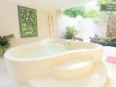 Bathroom in Toyabali-Resort, Boutique Beach Villas