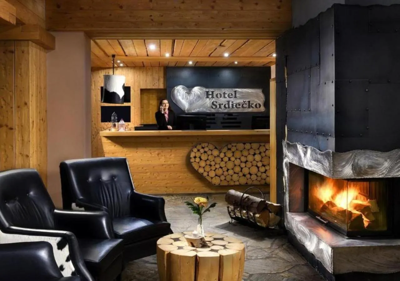 Lobby or reception in Hotel Srdiečko
