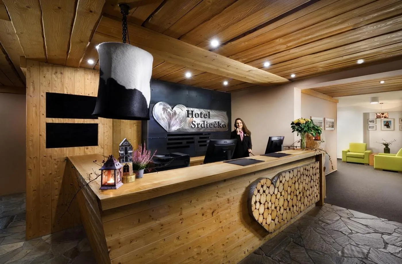 Lobby or reception in Hotel Srdiečko
