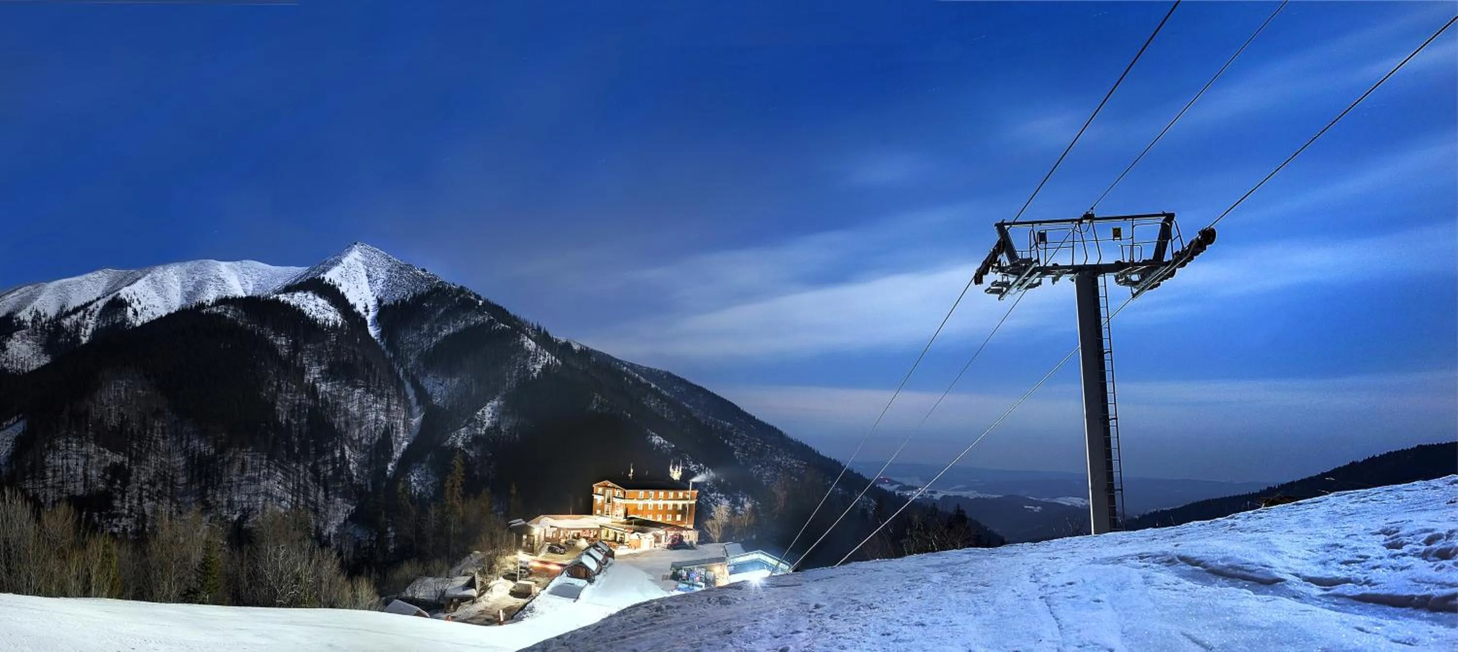 Natural landscape in Hotel Srdiečko