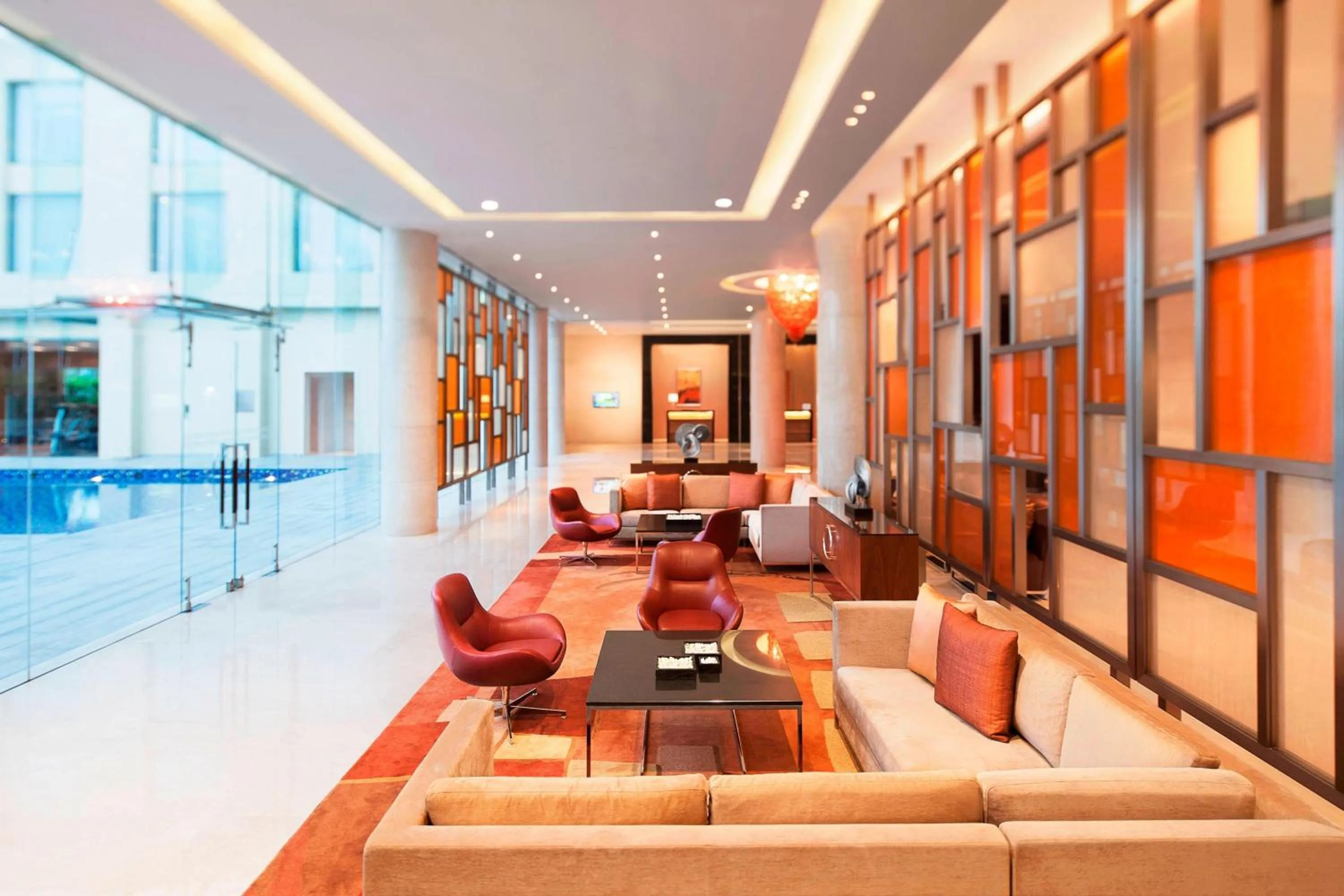 Lobby or reception in Courtyard by Marriott Kochi Airport