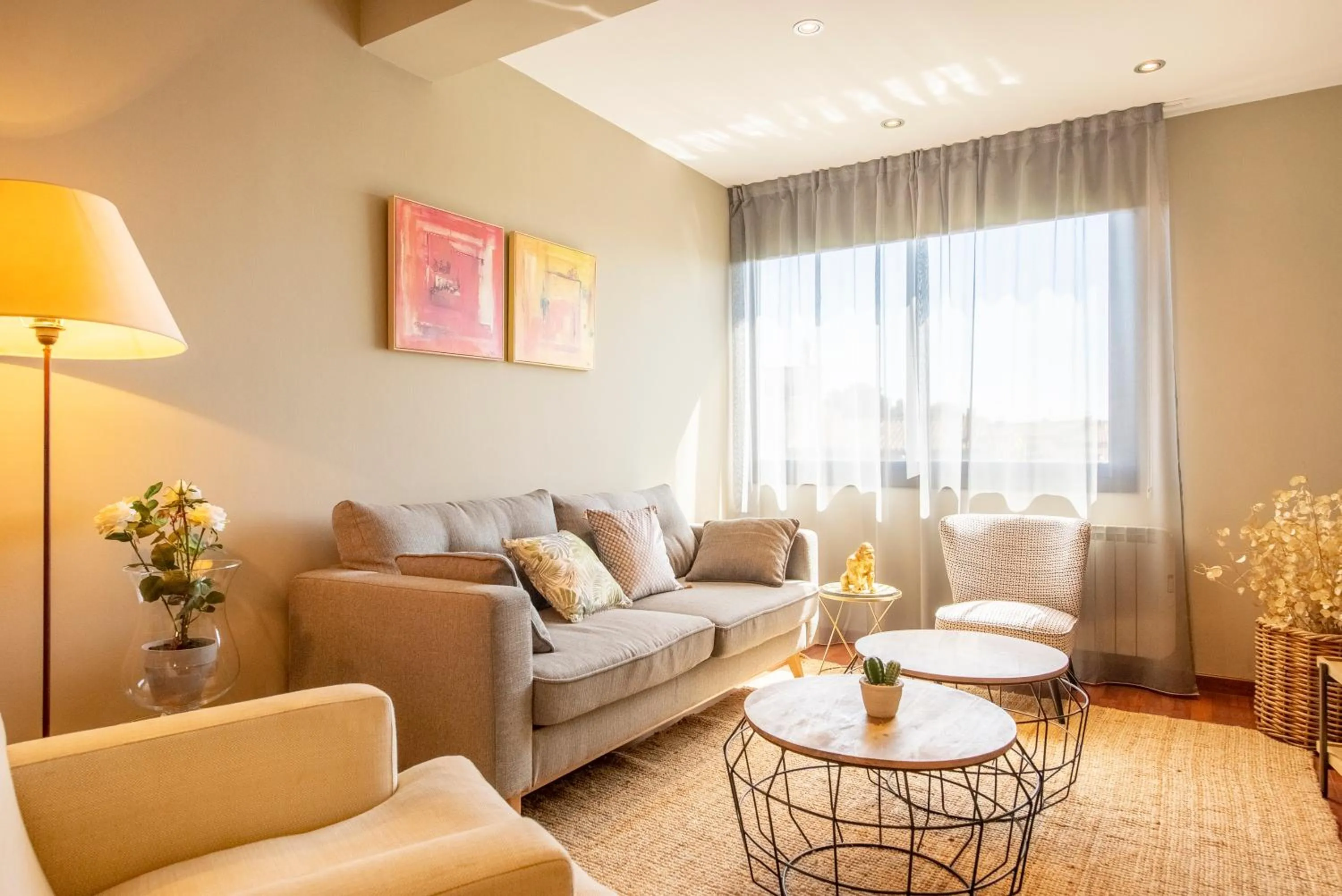 Living room in UP ROOMS BANYOLES