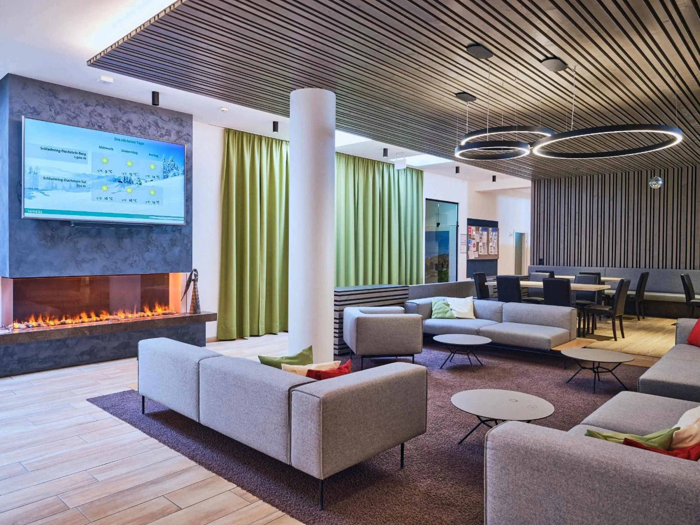 Lobby or reception in Hotel Planai by Alpeffect Hotels