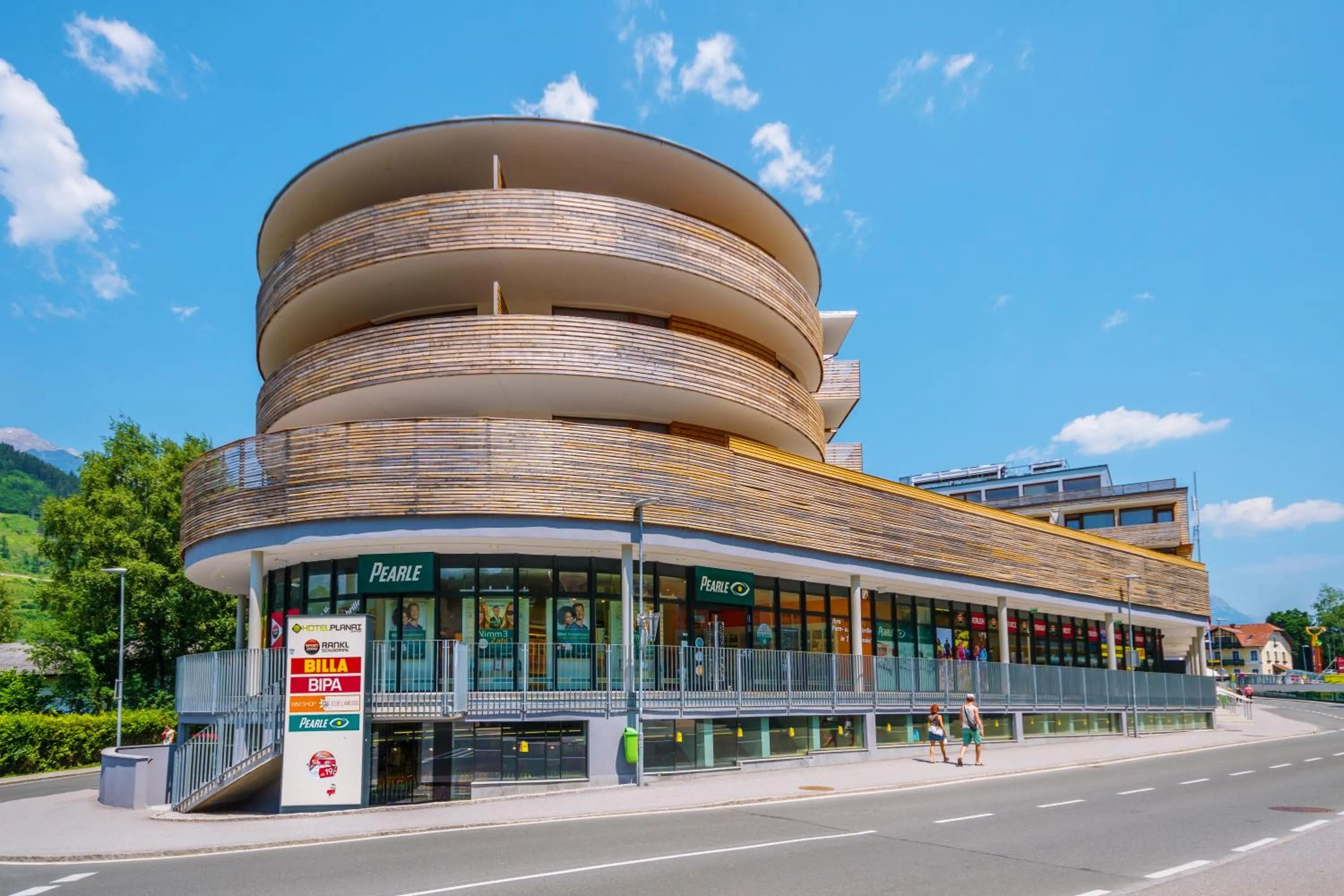 Facade/entrance in Hotel Planai by Alpeffect Hotels