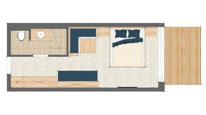 Floor plan in Hotel Planai by Alpeffect Hotels