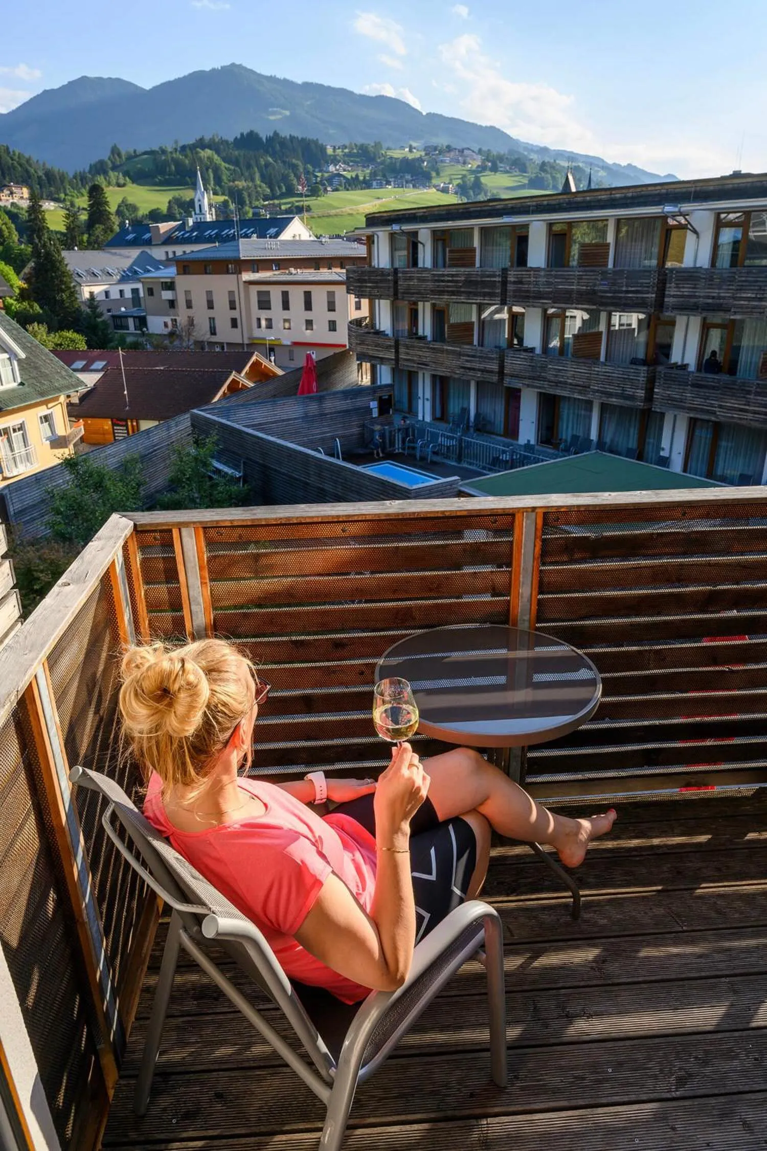 Balcony/Terrace in Hotel Planai by Alpeffect Hotels