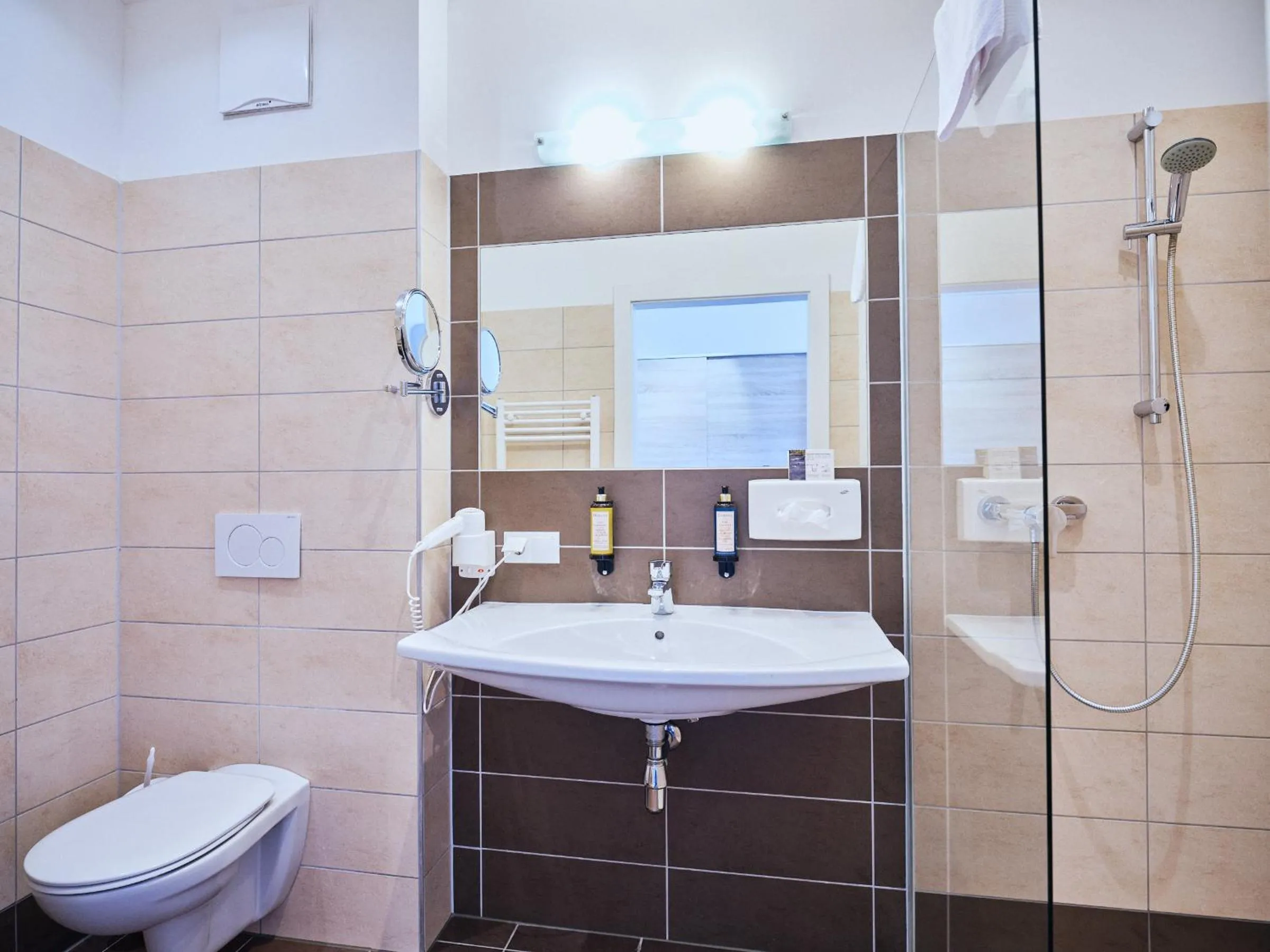 Shower in Hotel Planai by Alpeffect Hotels