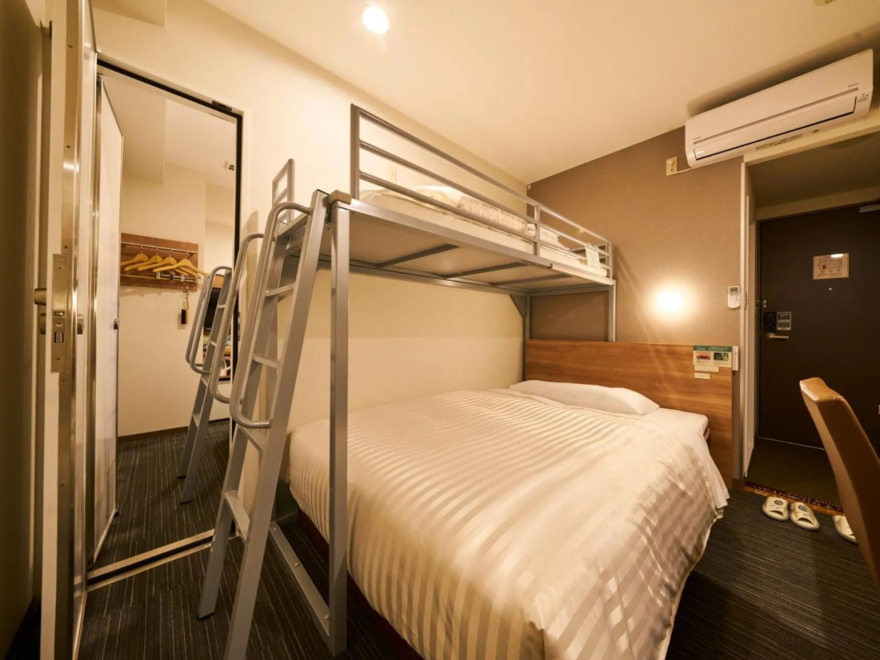 Photo of the whole room, Bed in Super Hotel Mihara Ekimae