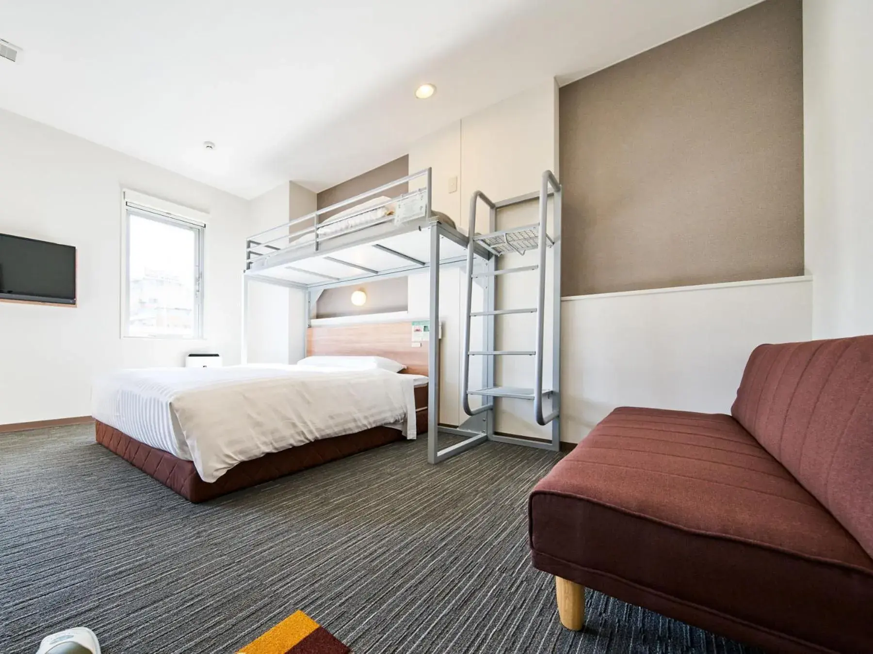 Photo of the whole room, Bed in Super Hotel Mihara Ekimae Photo of the whole room, Bed in Super Hotel Mihara Ekimae