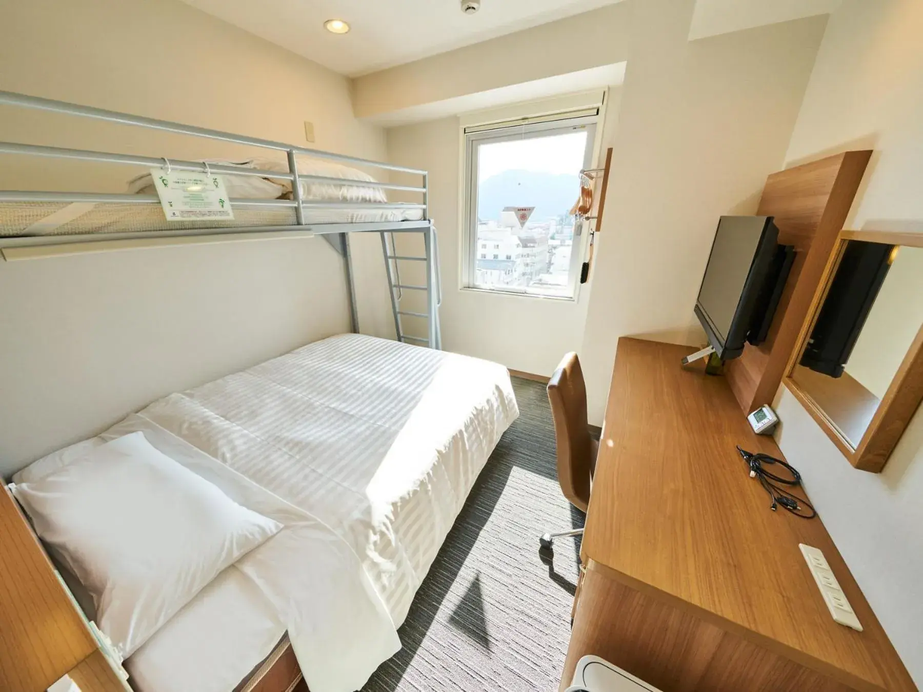 Photo of the whole room, Bed in Super Hotel Mihara Ekimae Photo of the whole room, Bed in Super Hotel Mihara Ekimae