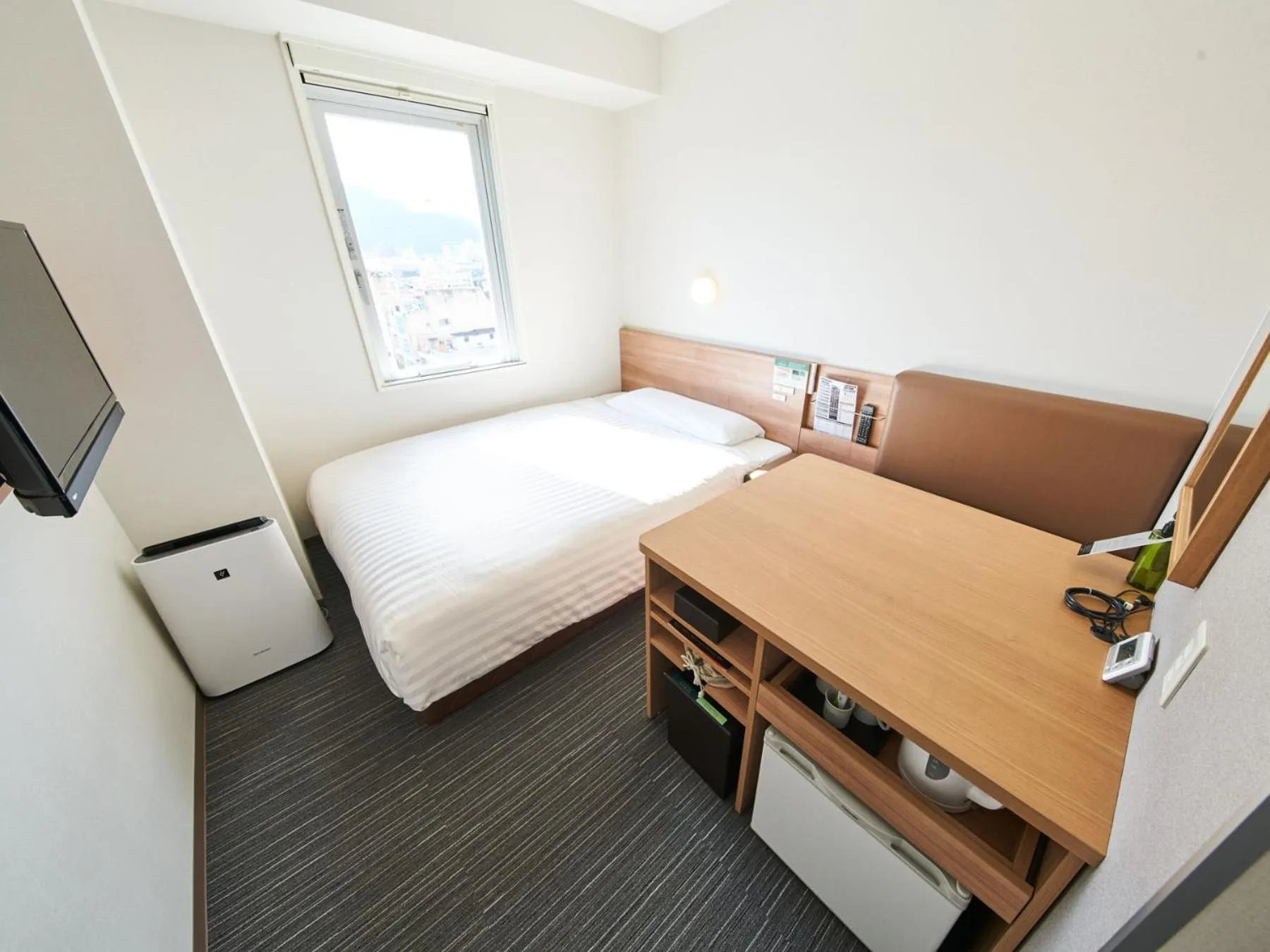 Bed in Super Hotel Mihara Ekimae