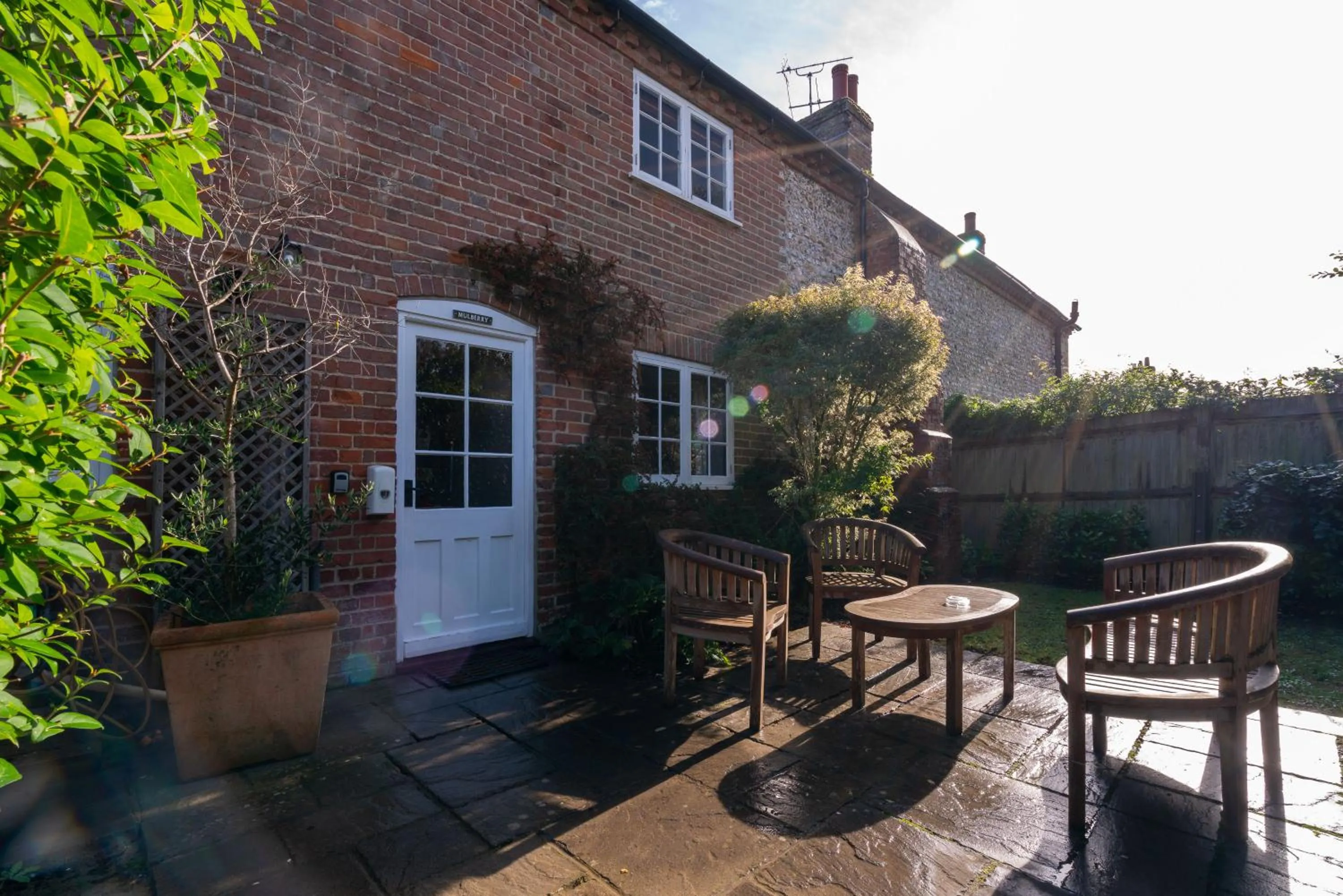 Garden view in The Royal Oak Inn