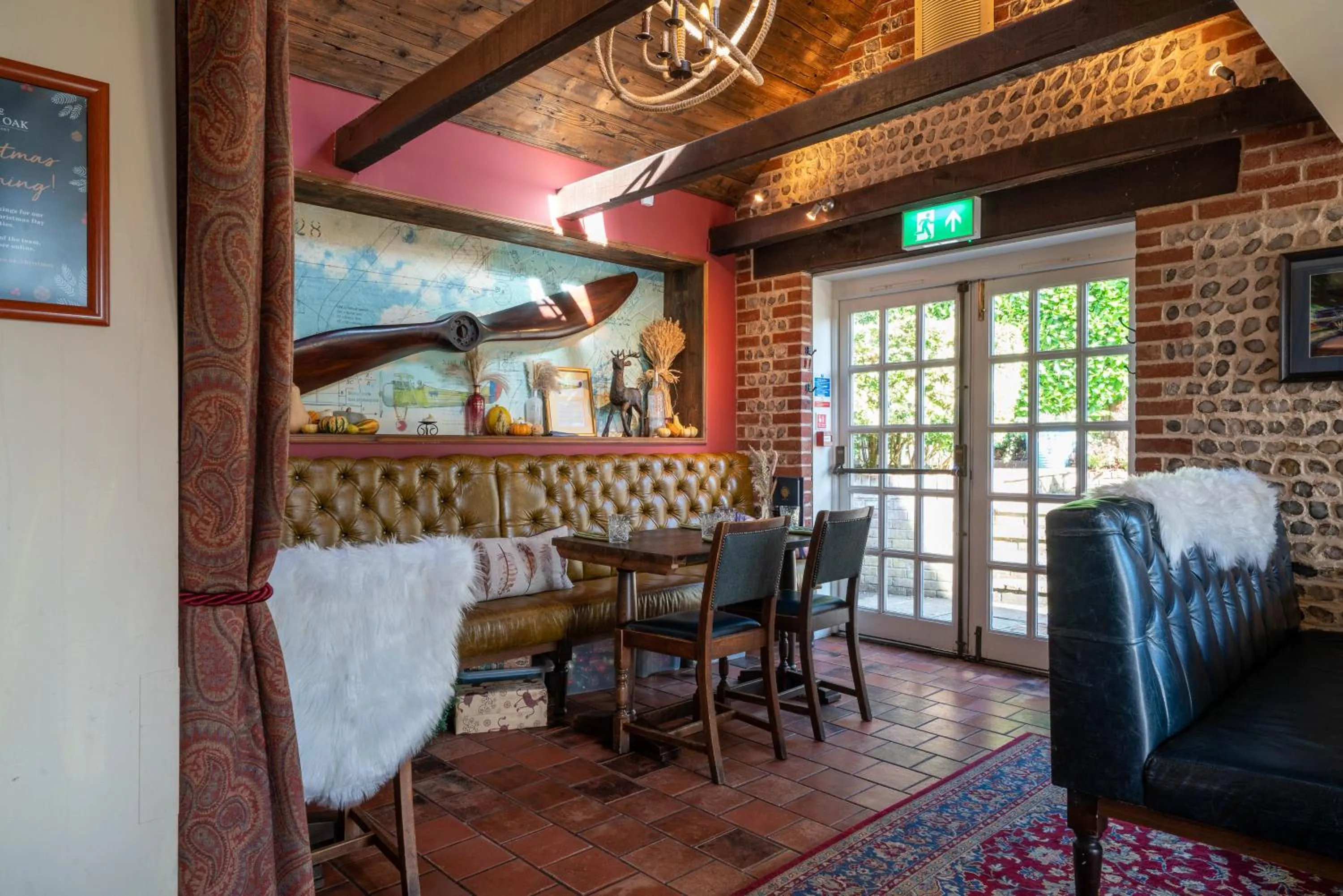 Dining area in The Royal Oak Inn