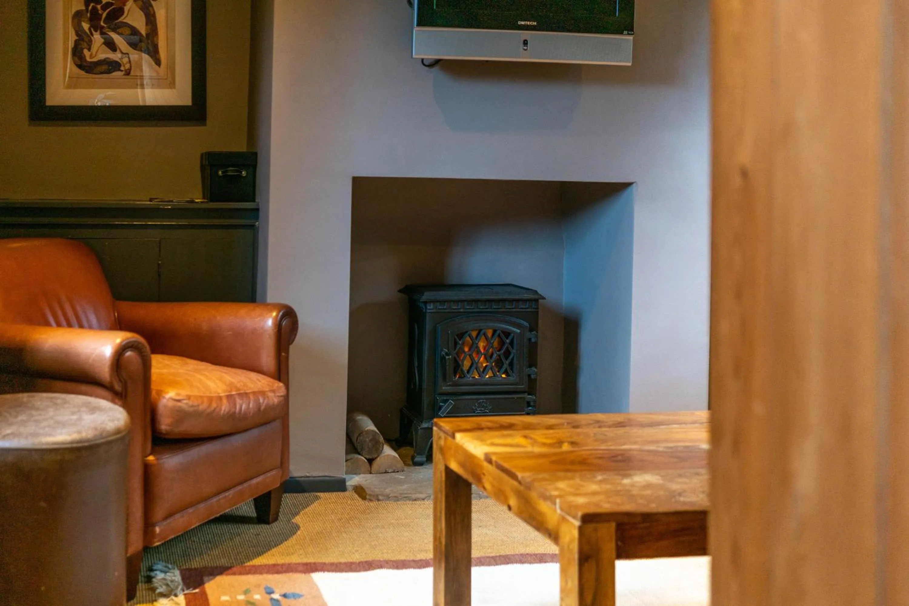Seating area in The Royal Oak Inn