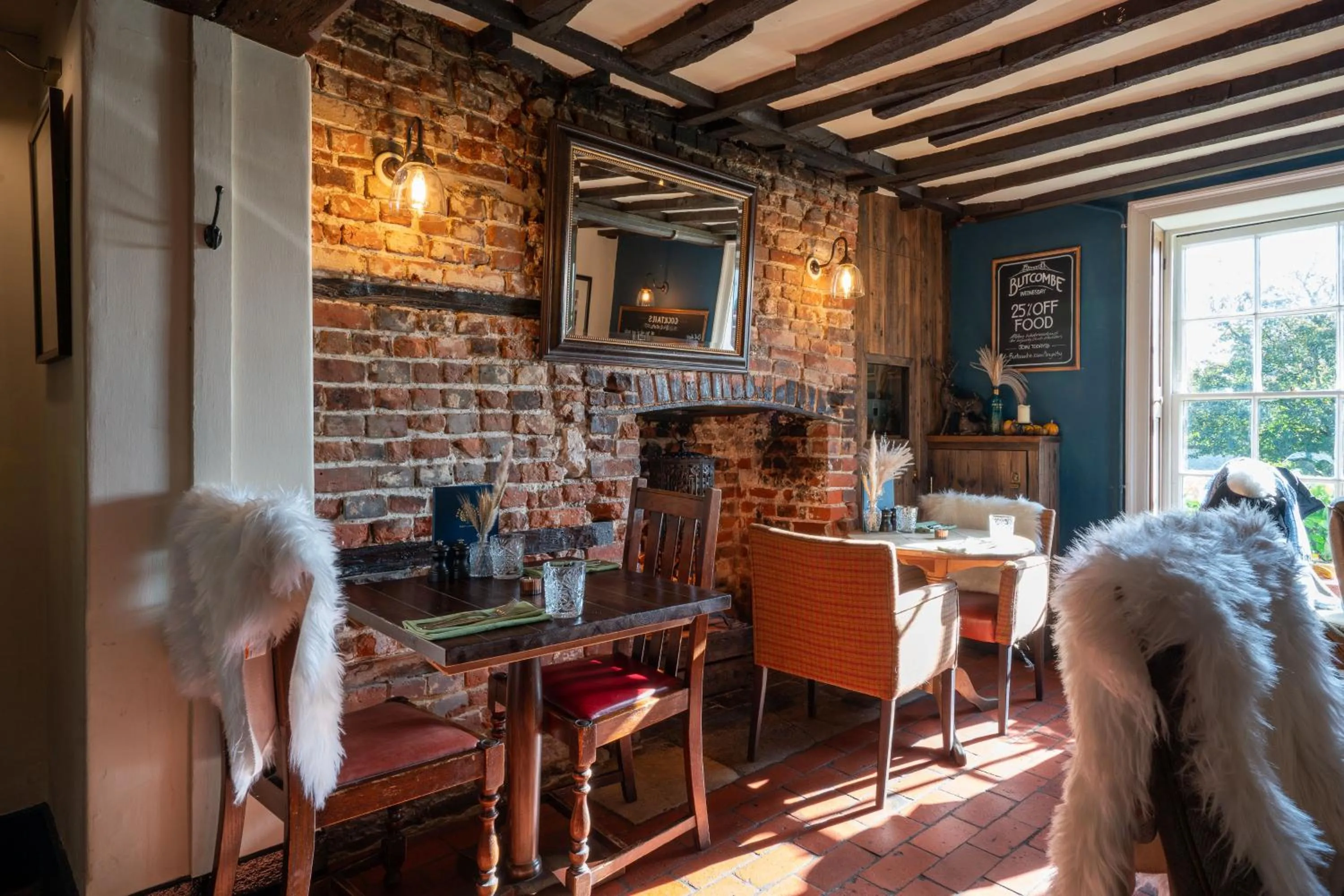 Food and drinks in The Royal Oak Inn