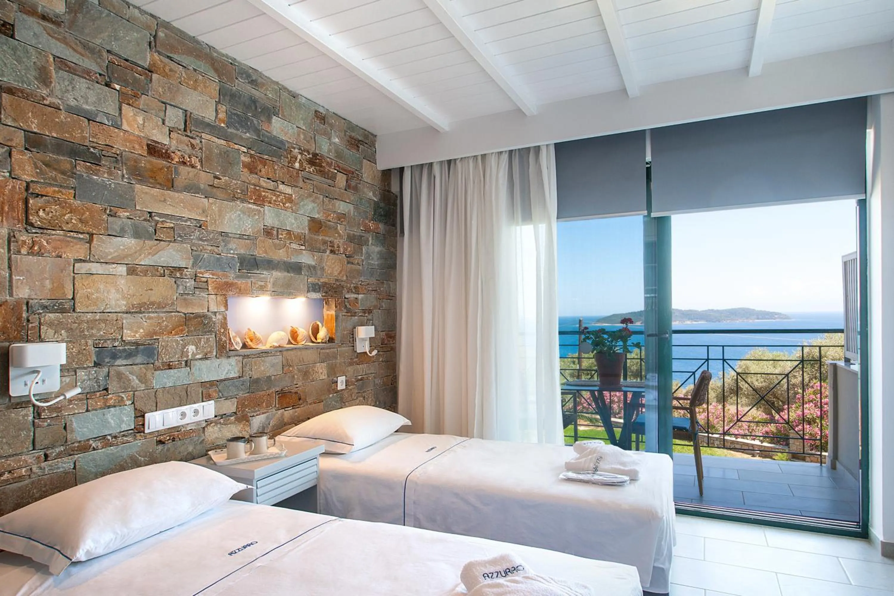 Bed in Azzurro