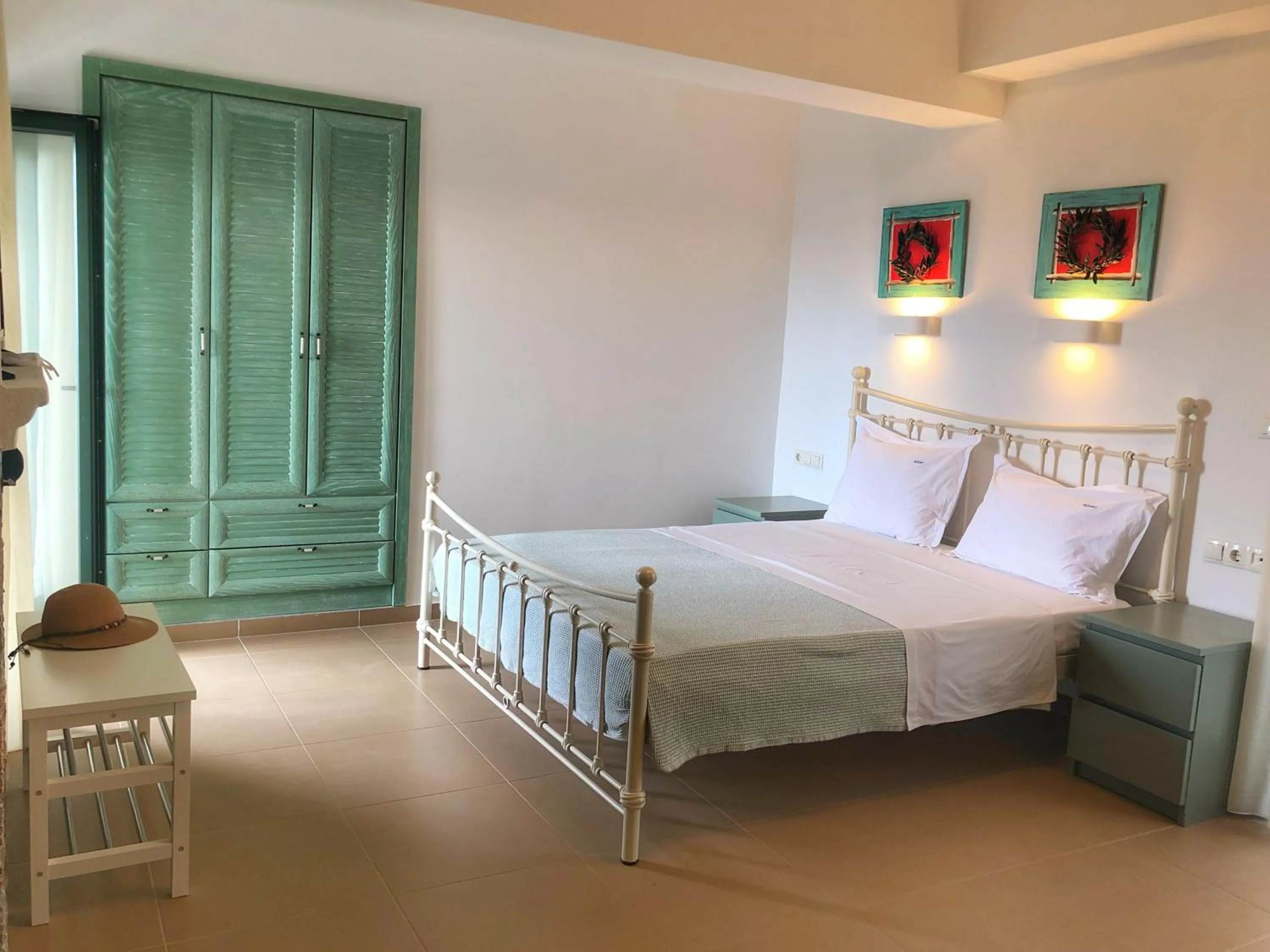Bed in Azzurro