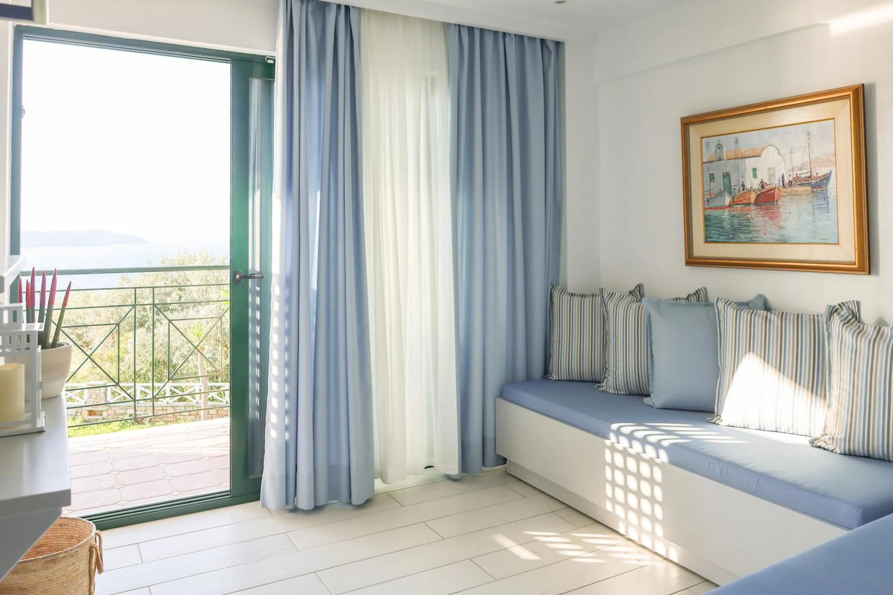 Bed in Azzurro