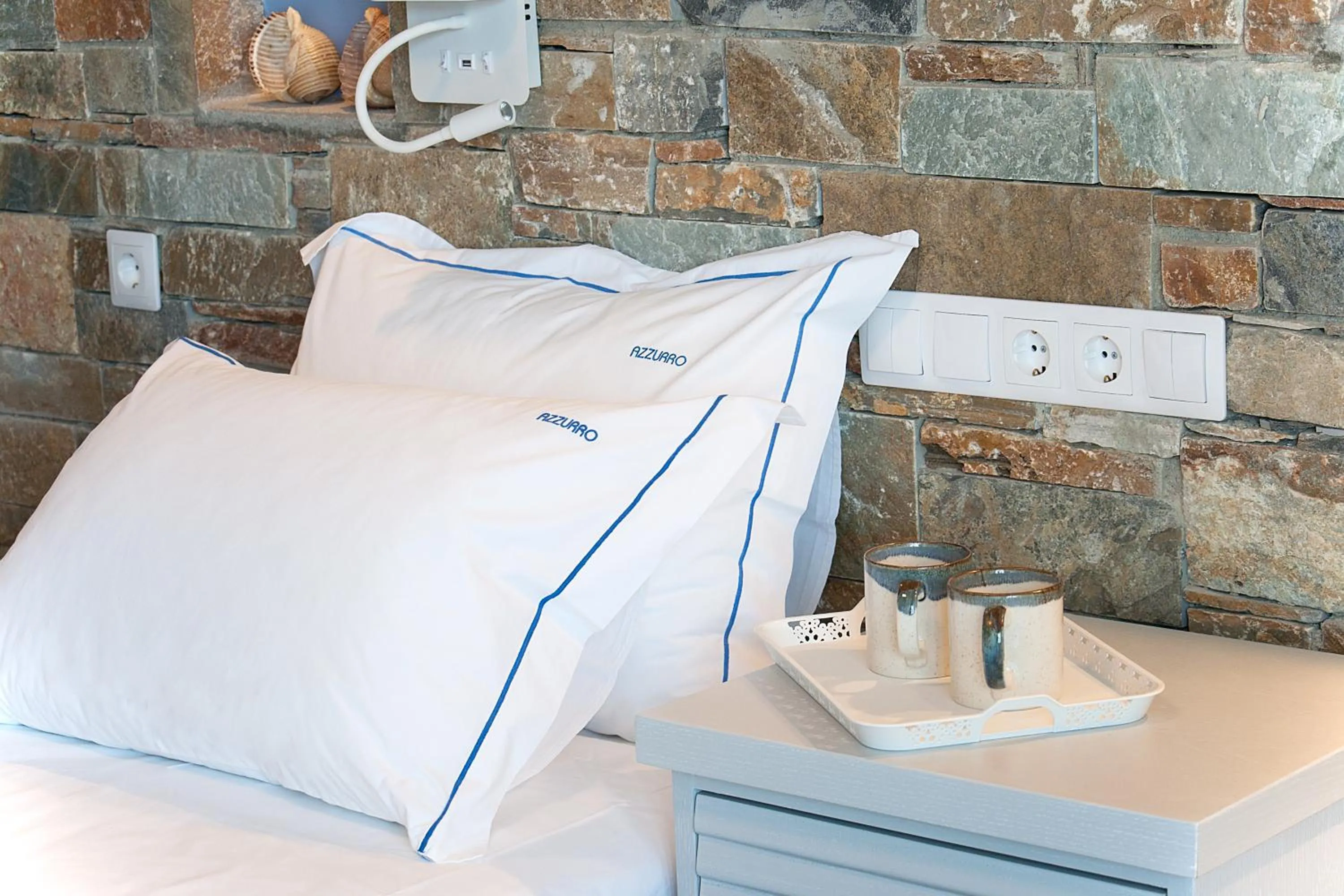 Bed in Azzurro