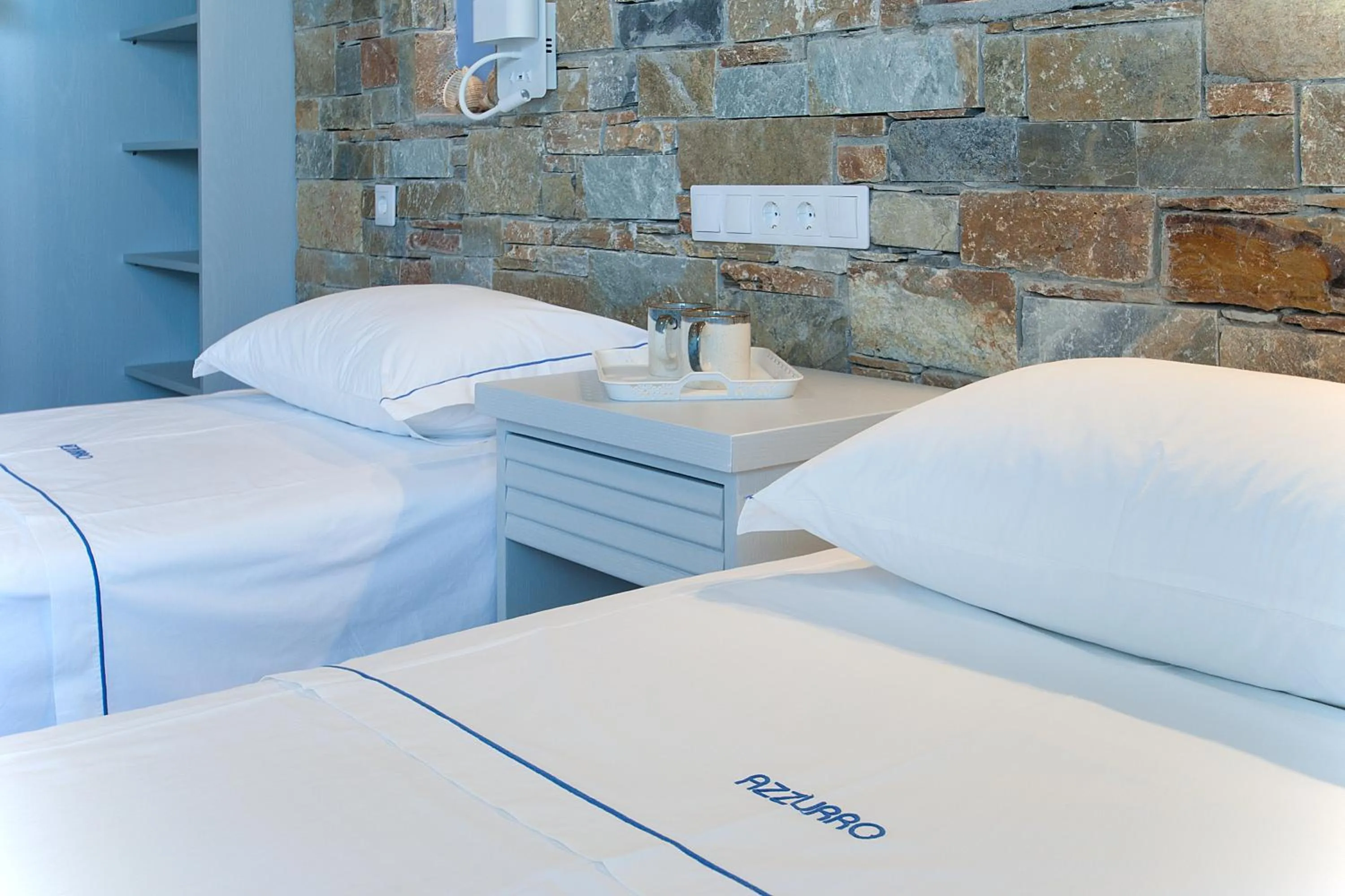 Bed in Azzurro
