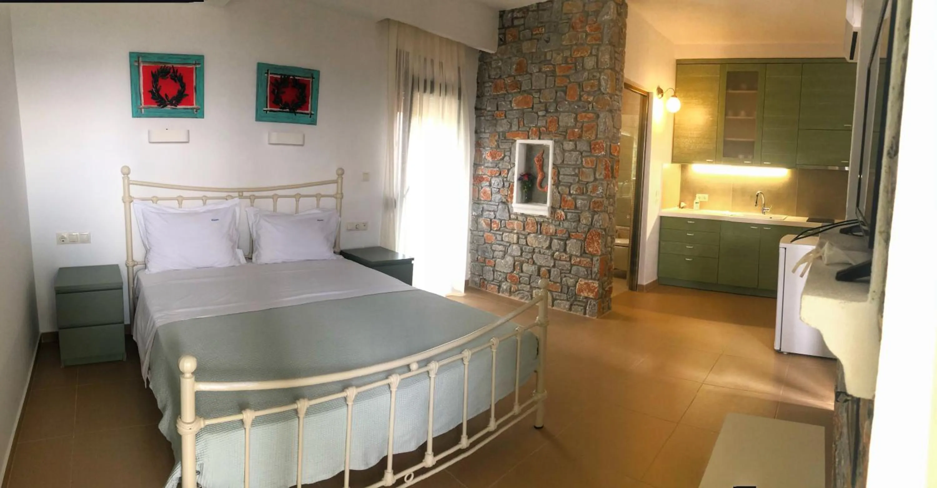 Bed in Azzurro