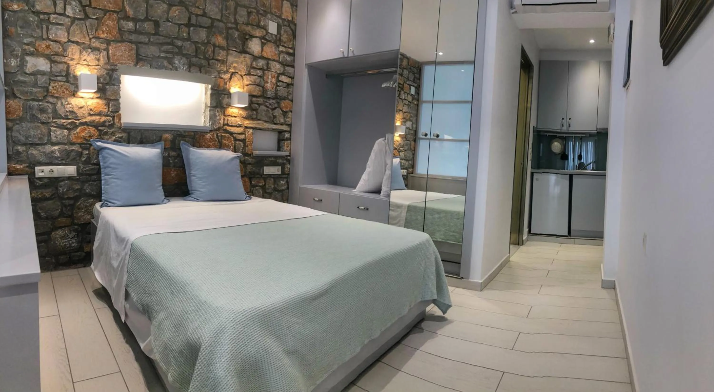 Bed in Azzurro