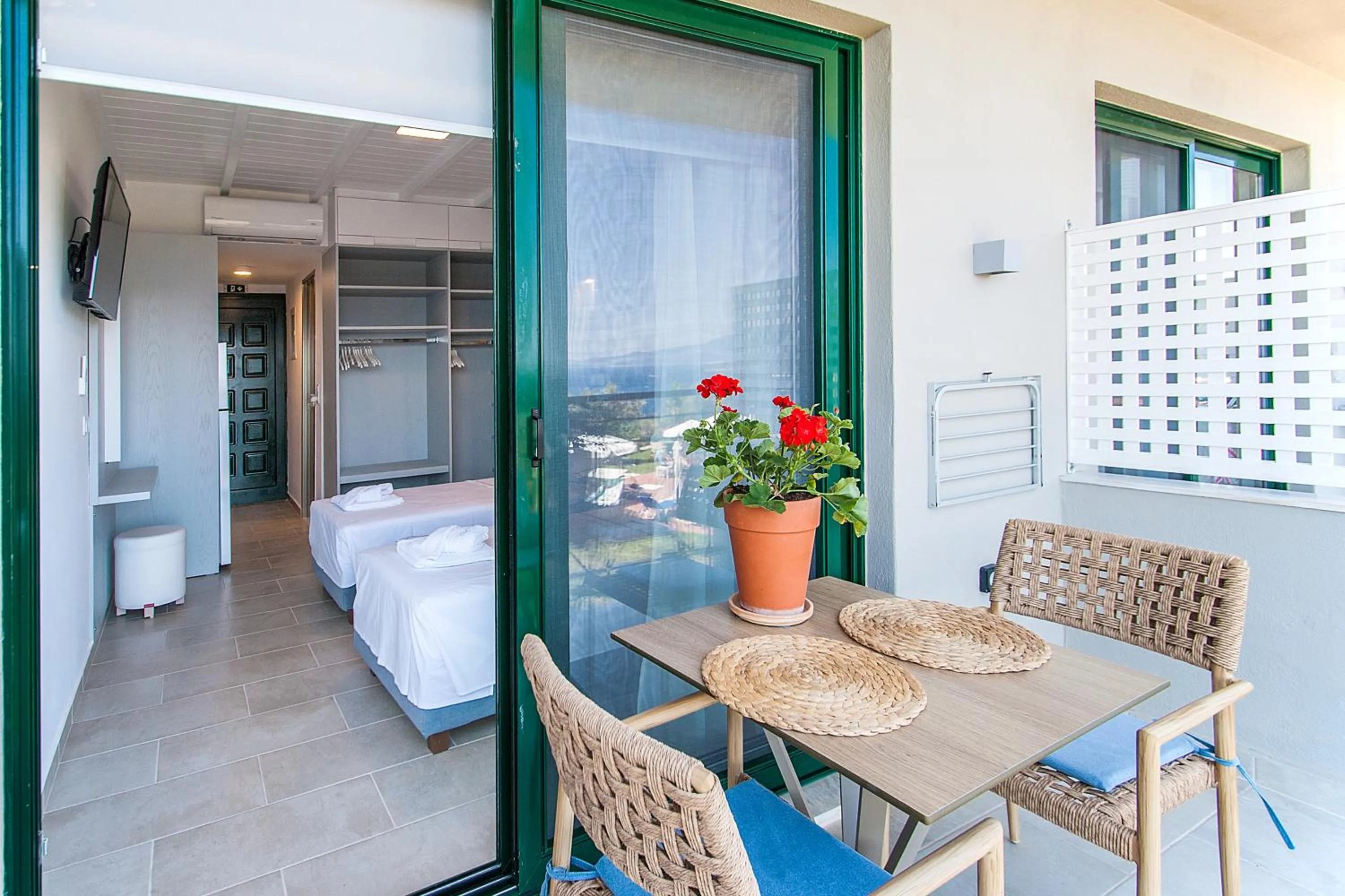 Bed in Azzurro
