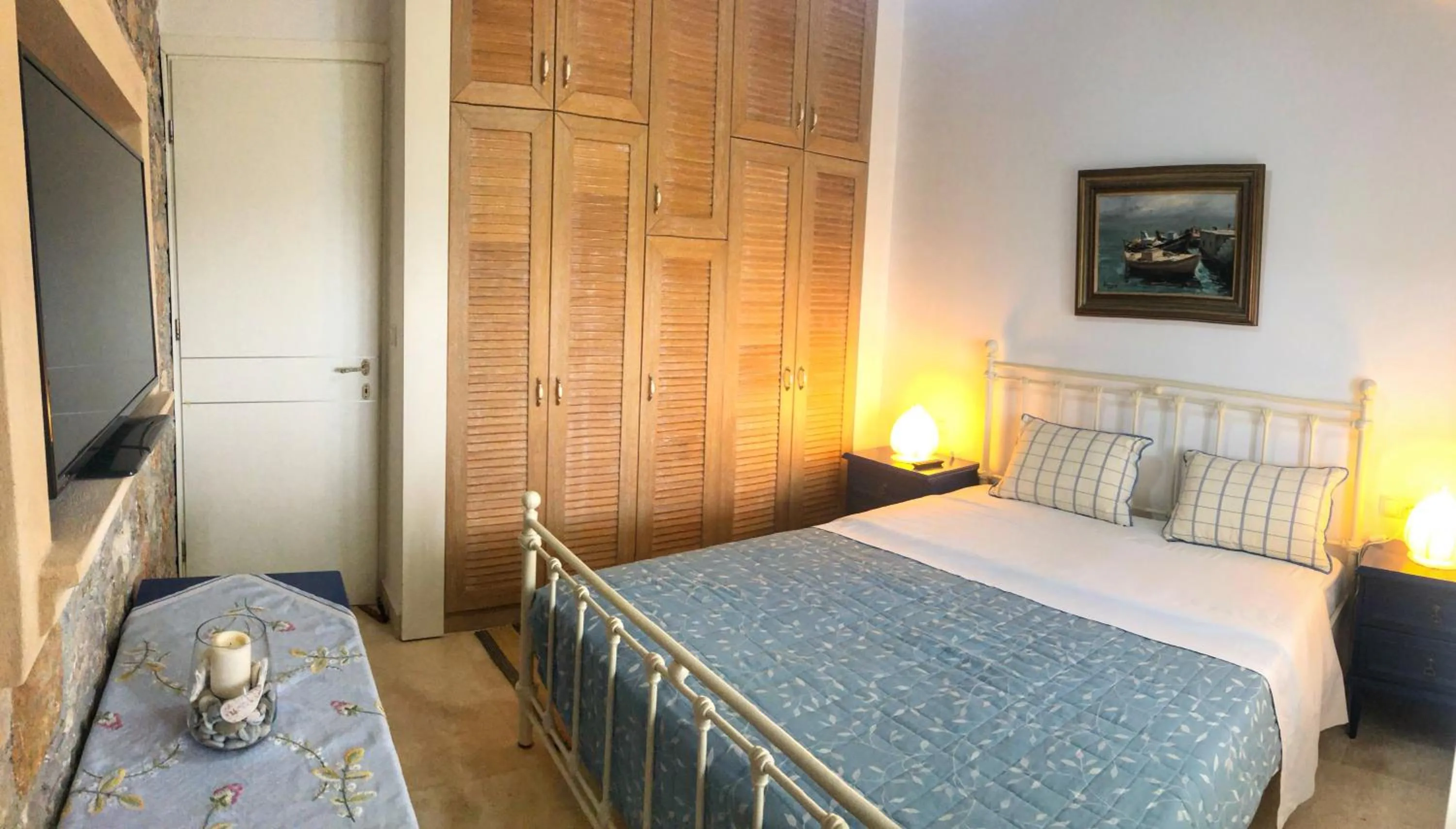 Bed in Azzurro