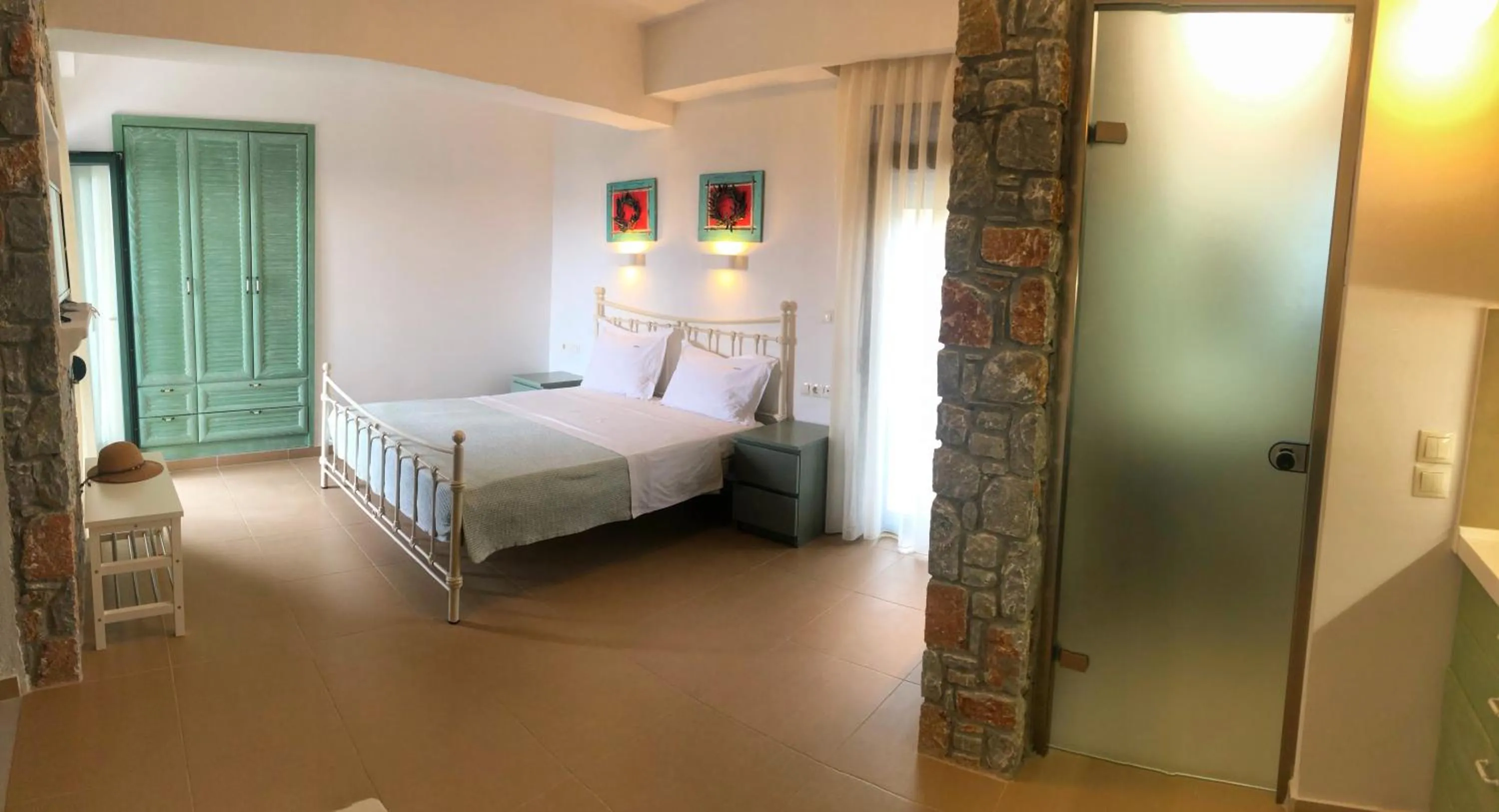 Bed in Azzurro