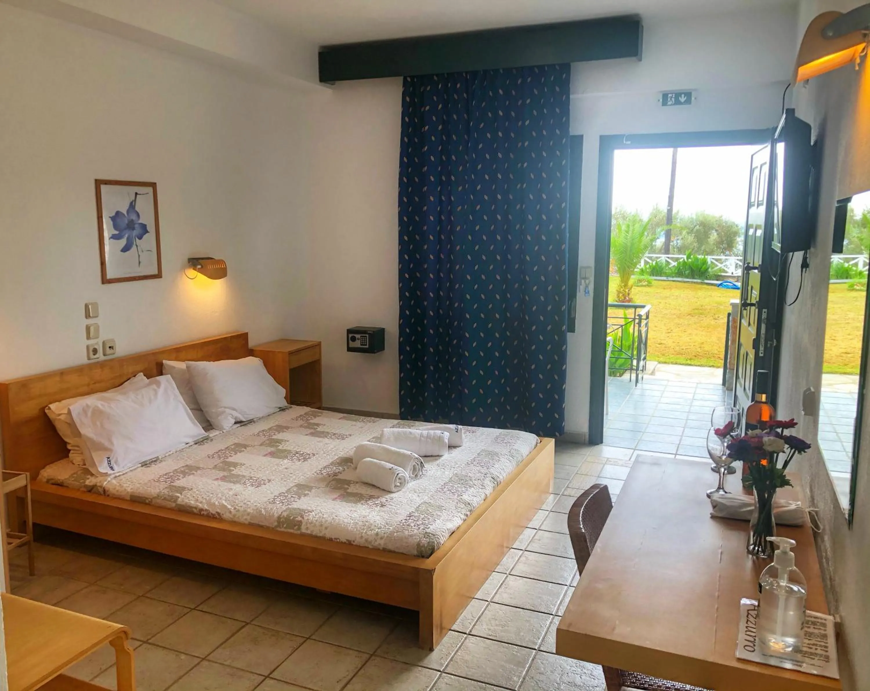 Bed in Azzurro