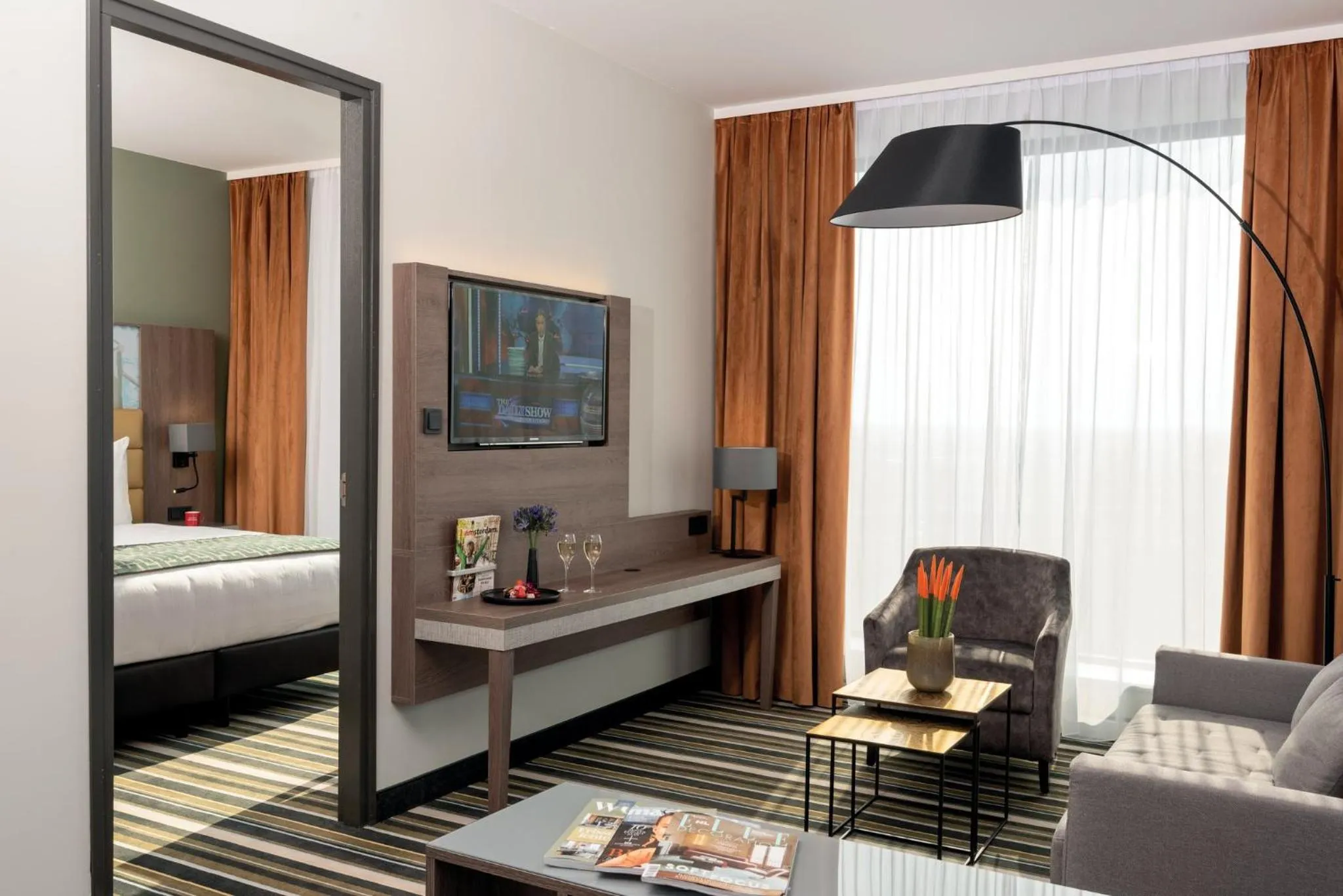 Bedroom, Bed in Leonardo Royal Hotel Amsterdam