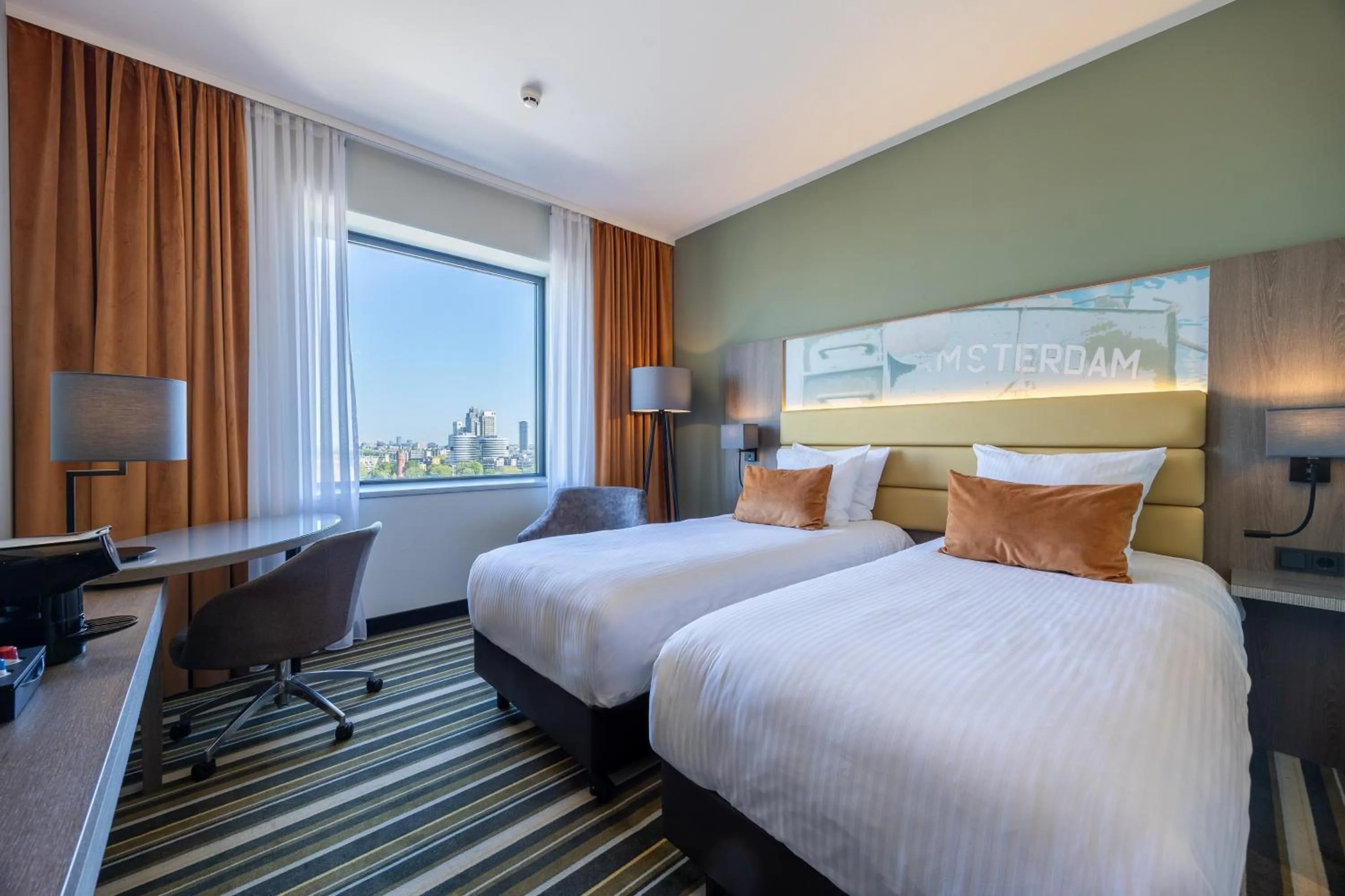 Photo of the whole room, Bed in Leonardo Royal Hotel Amsterdam