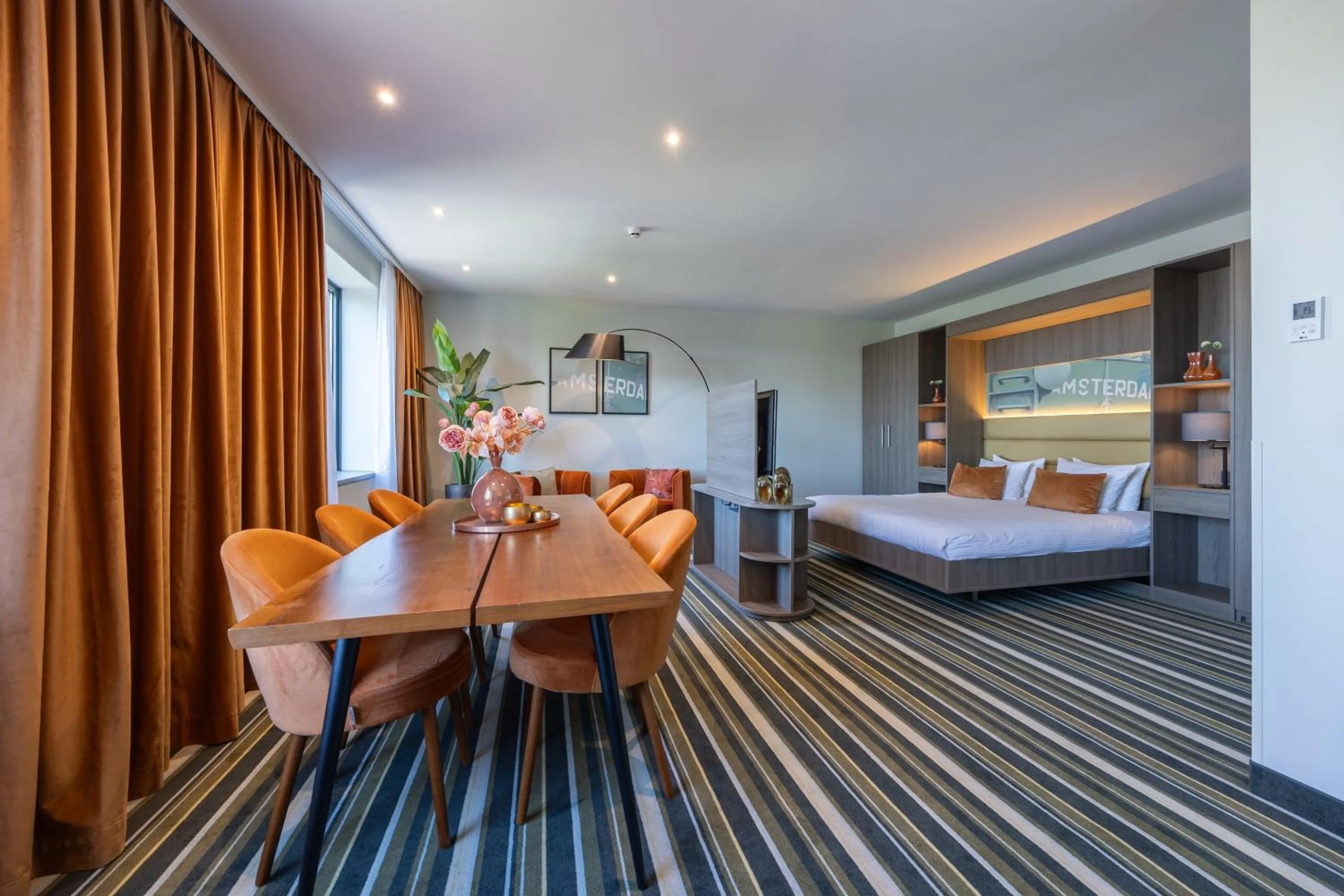 Bedroom, Bed in Leonardo Royal Hotel Amsterdam