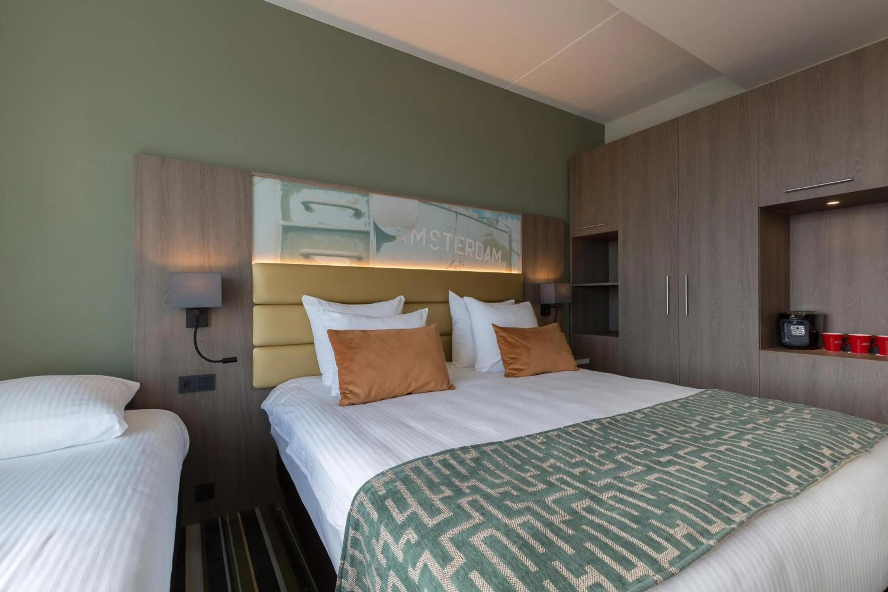 Bedroom, Bed in Leonardo Royal Hotel Amsterdam