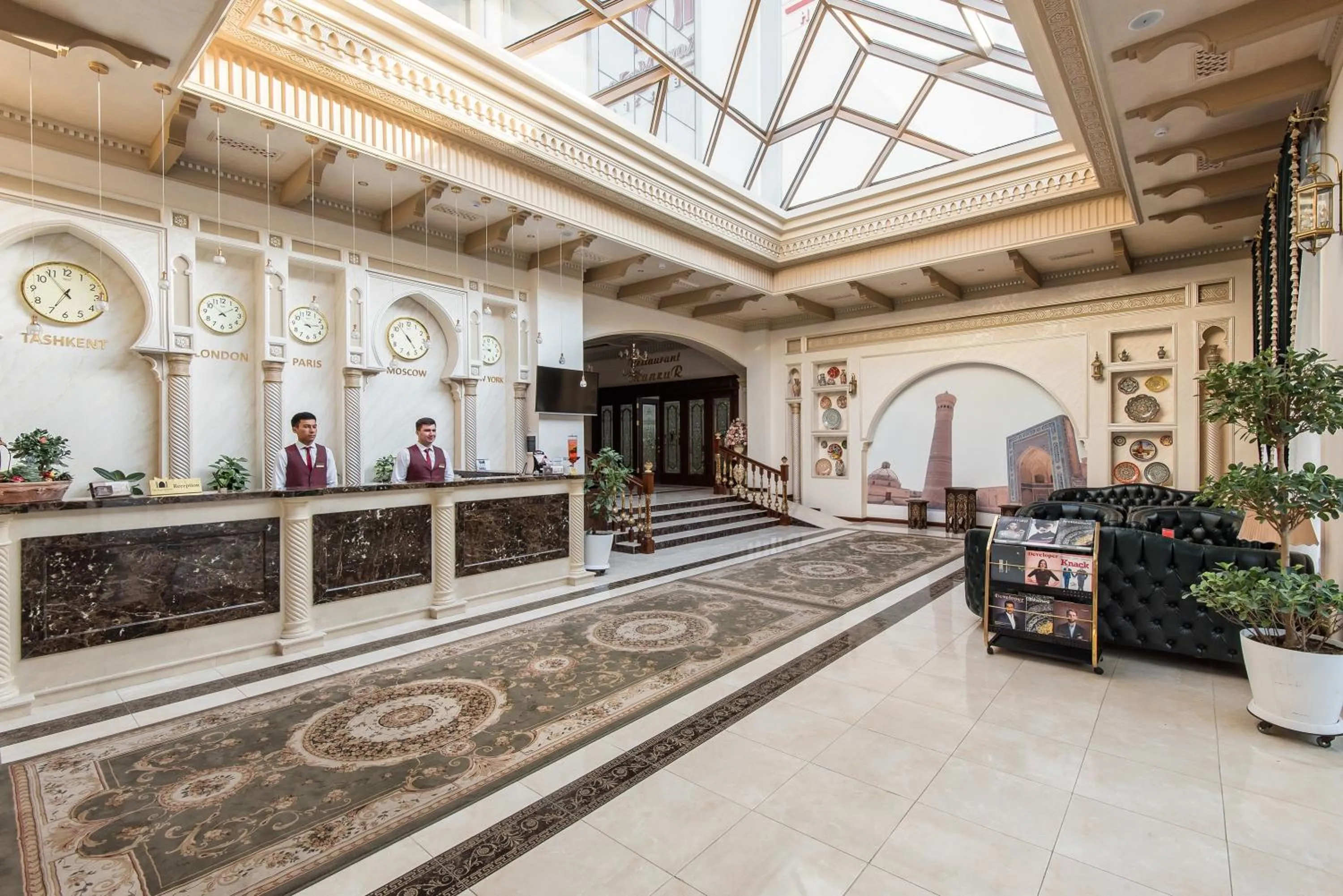 Lobby or reception in The Royal Mezbon Hotel & SPA