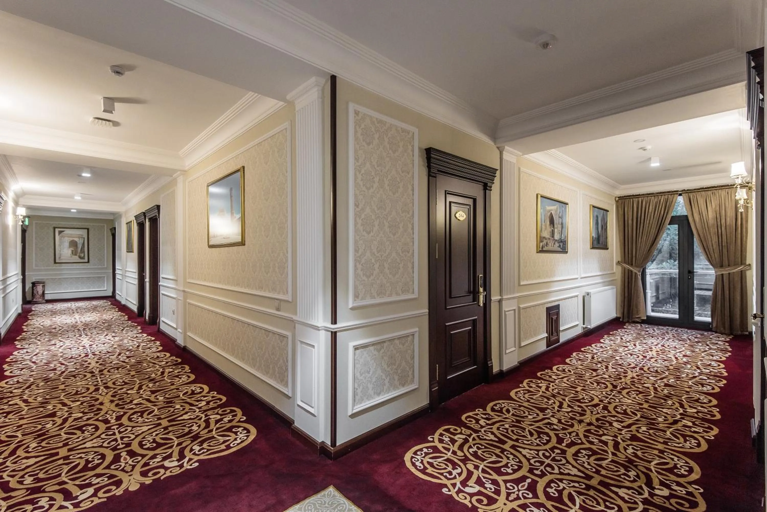 Decorative detail, Bed in The Royal Mezbon Hotel & SPA