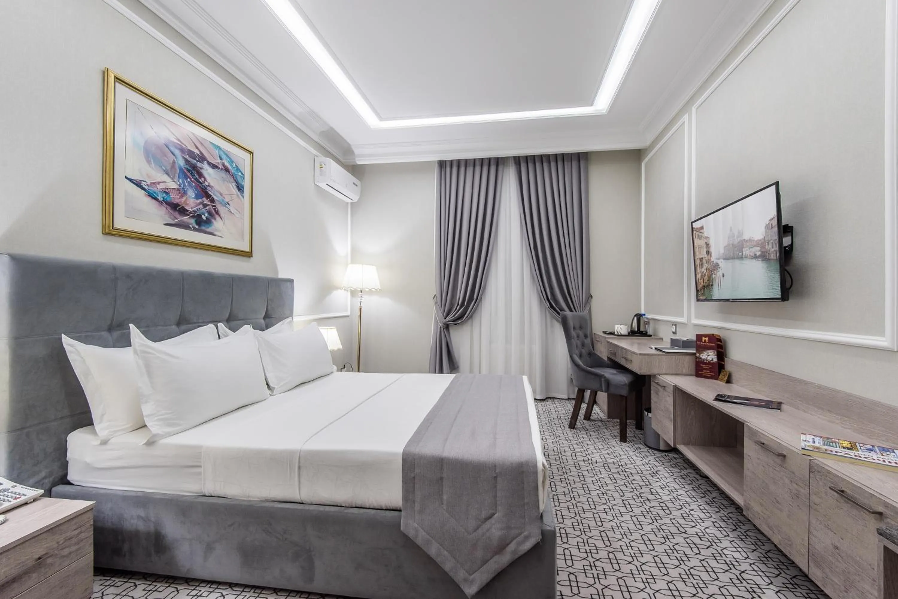 Photo of the whole room, Bed in The Royal Mezbon Hotel & SPA