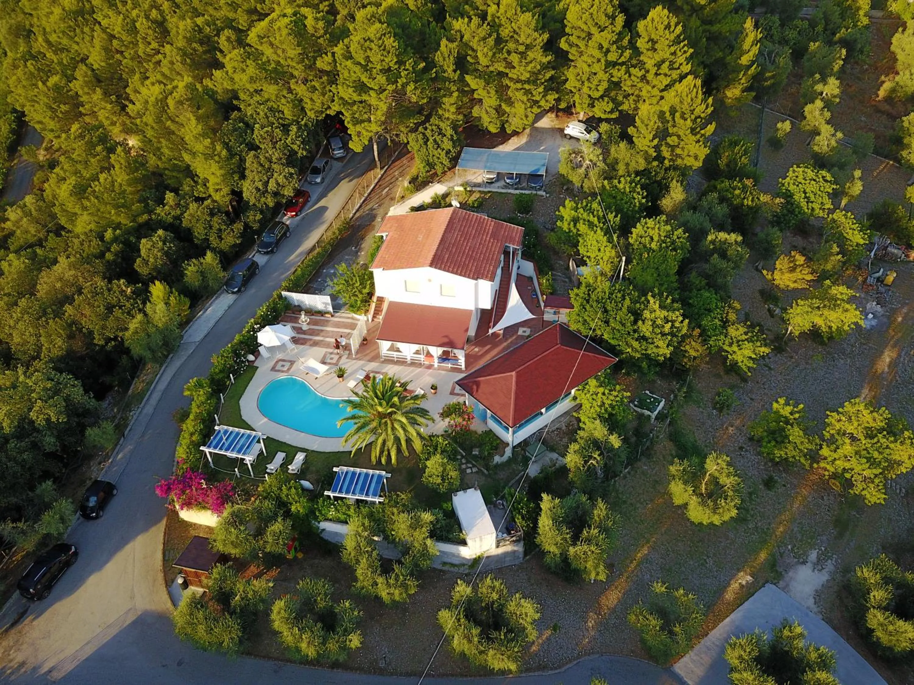 Bird's eye view in B&B White House
