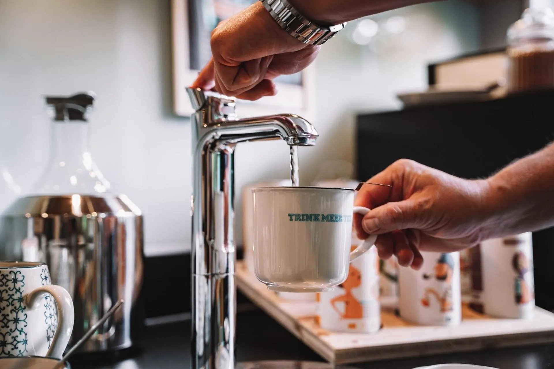 Buffet breakfast in Auszeit Hotel Hamburg